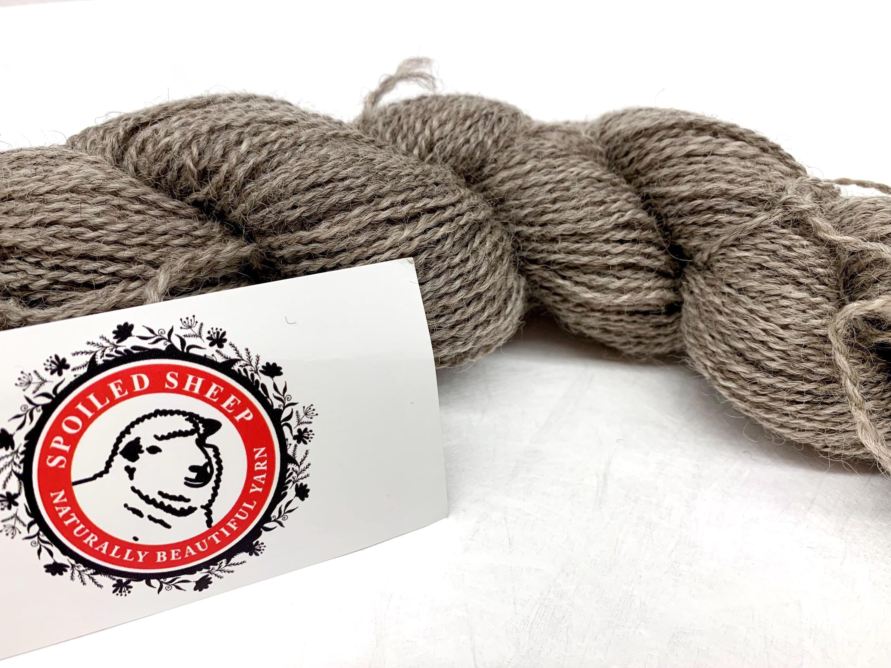 Spoiled Sheep - Romney Yarn 200yd - Ezzie #14 Silver Gray