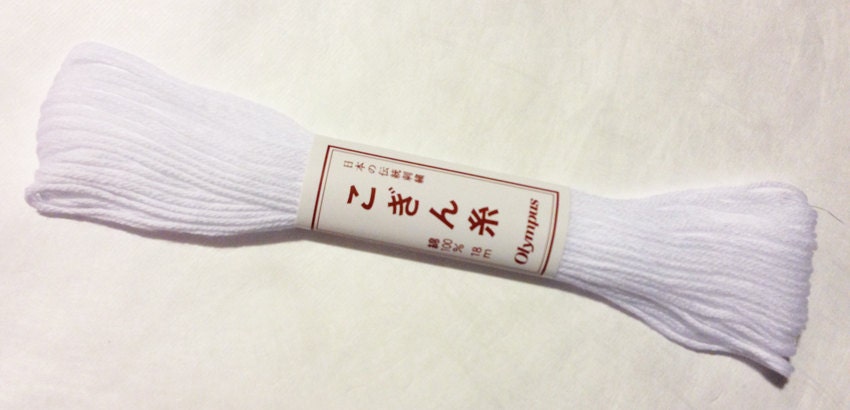 Olympus - Cotton Kogin Thread 18m Skein - #800 Bright White