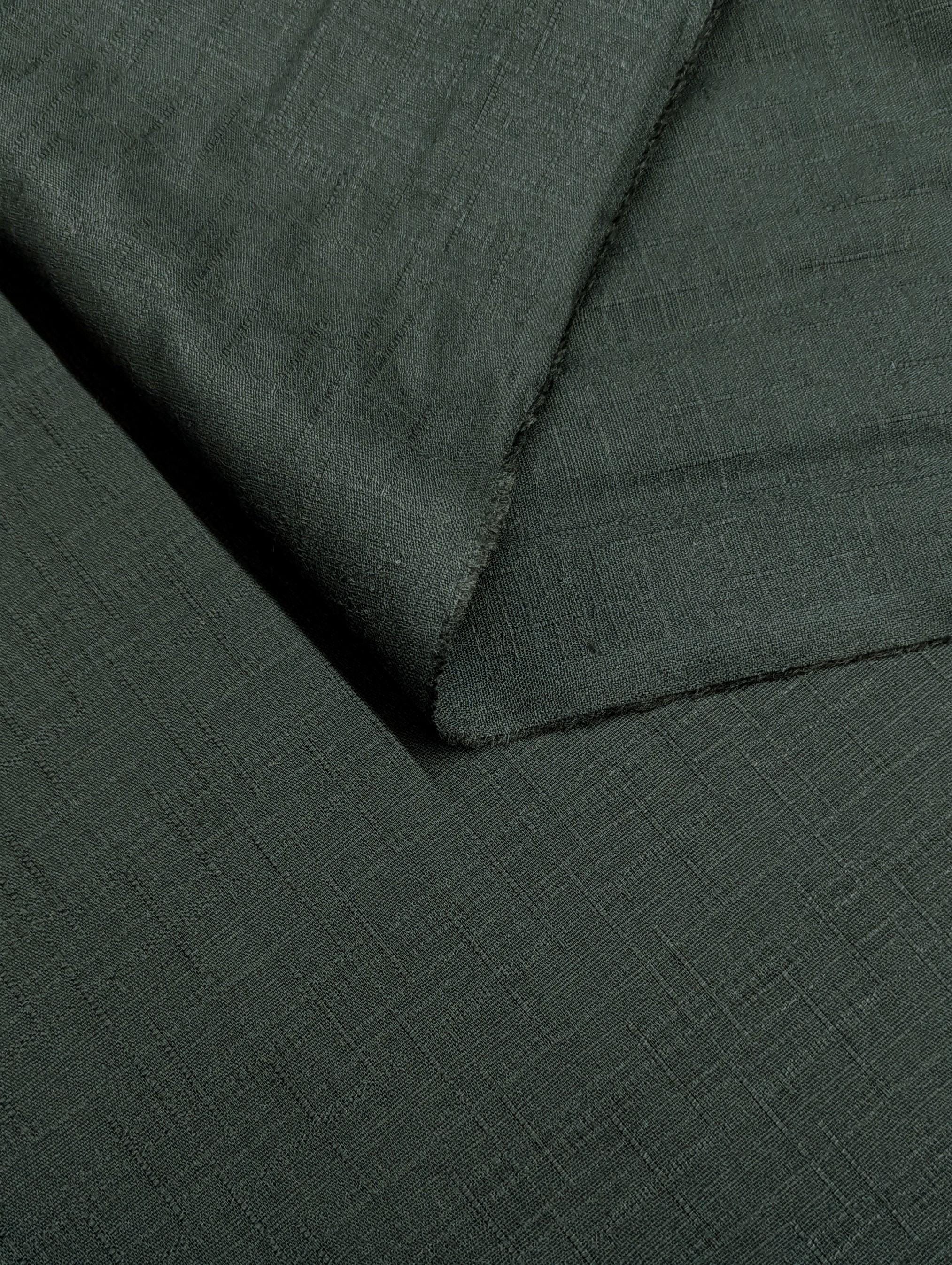 Solid color dobby weave Cosmo Japanese cotton fabric AD8150-264 dark teal