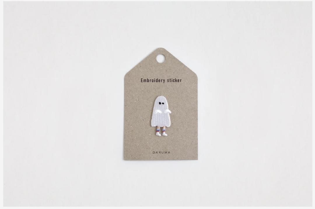 Daruma - Embroidered Sticker - #4 Adam