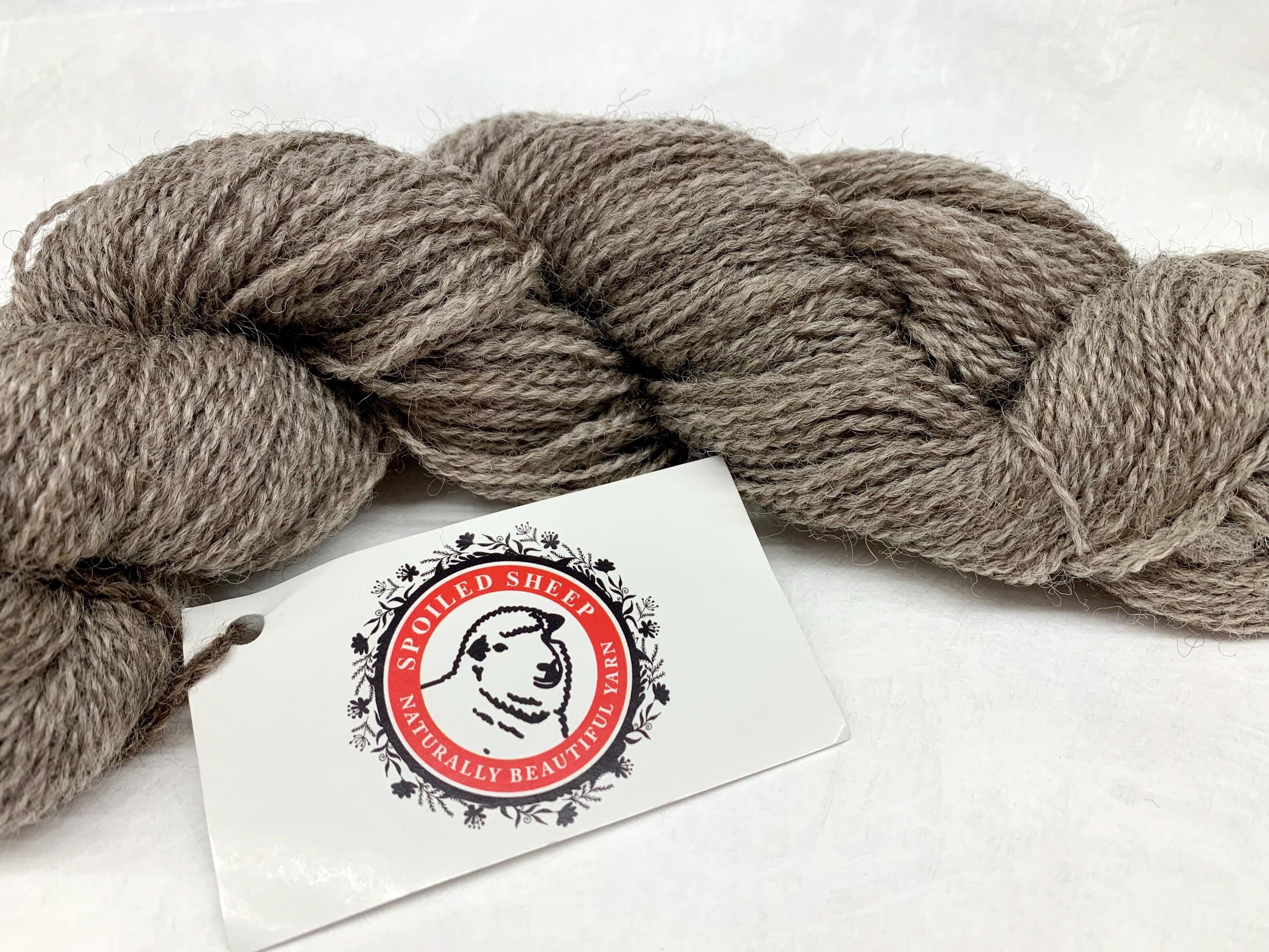 Spoiled Sheep - Romney Yarn 200yd - Jocie #13 Ash Gray