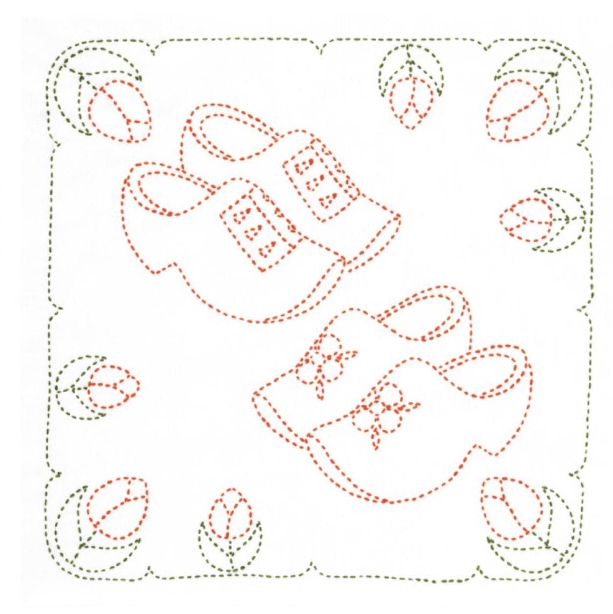 Tulip - World Netherlands "Clogs" Sashiko Sampler Kit