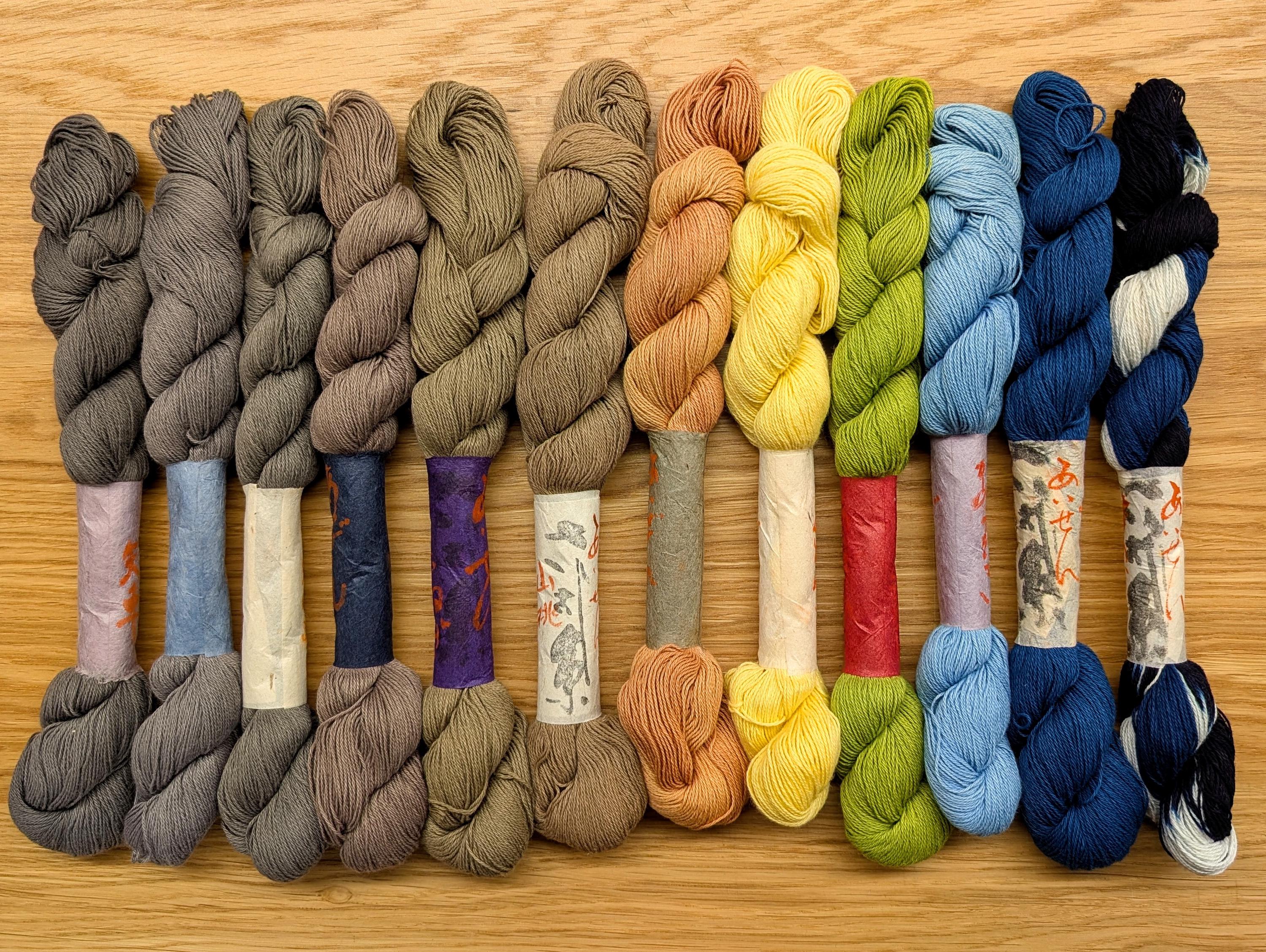 Aizenkobo - Cotton Sashiko Thread Skein - Pumice Gray