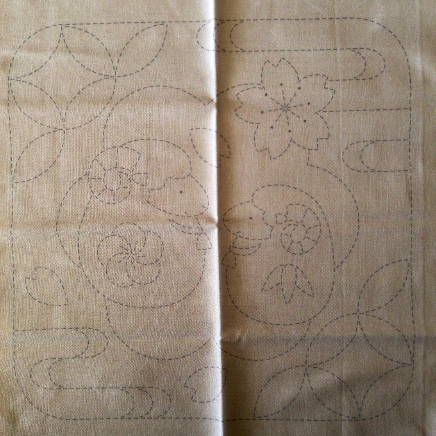 Olympus - Year of the Sheep Cotton Sashiko Sampler Cloth - White