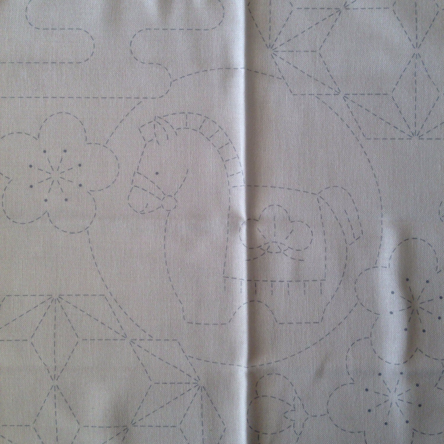 Olympus - Year of the Horse Cotton Sashiko Sampler Cloth - White