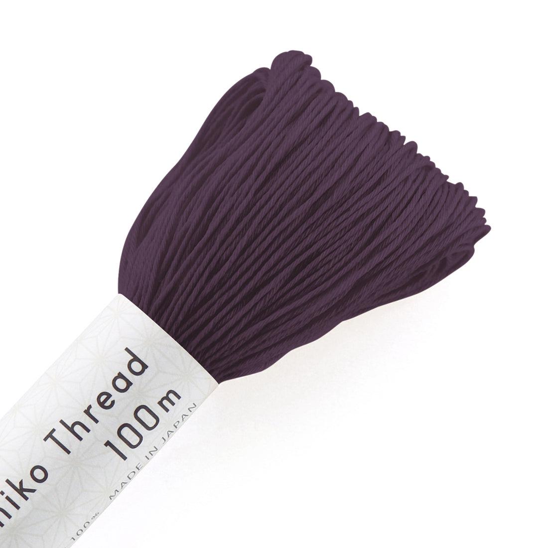Olympus - Cotton Sashiko Thread 100m Skein - Color #140 Dark Plum