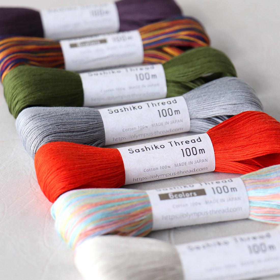 Olympus - Cotton Sashiko Thread 100m Skein - Color #137 Dark Goldenrod