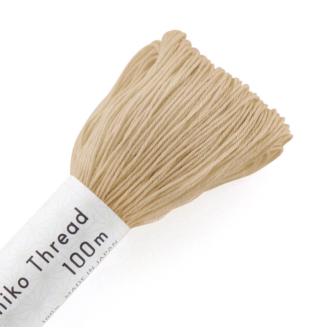 Olympus - Cotton Sashiko Thread 100m Skein - Color #133 Tan