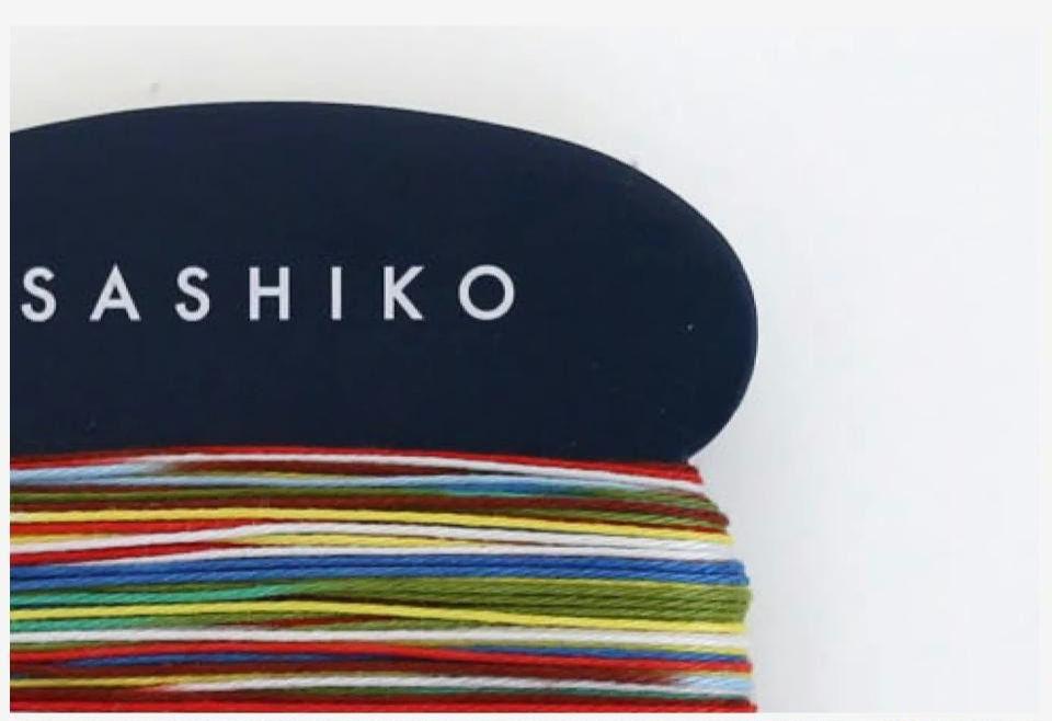 Daruma - Cotton Sashiko Thread 40m Card 20/4 - #501 Variegated Paper Balloon Rainbow