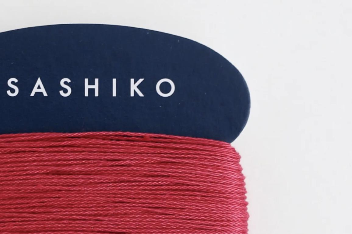 Daruma #221 MADDER RED Japanese Cotton SASHIKO thread 40 meter card 20/4 茜 red