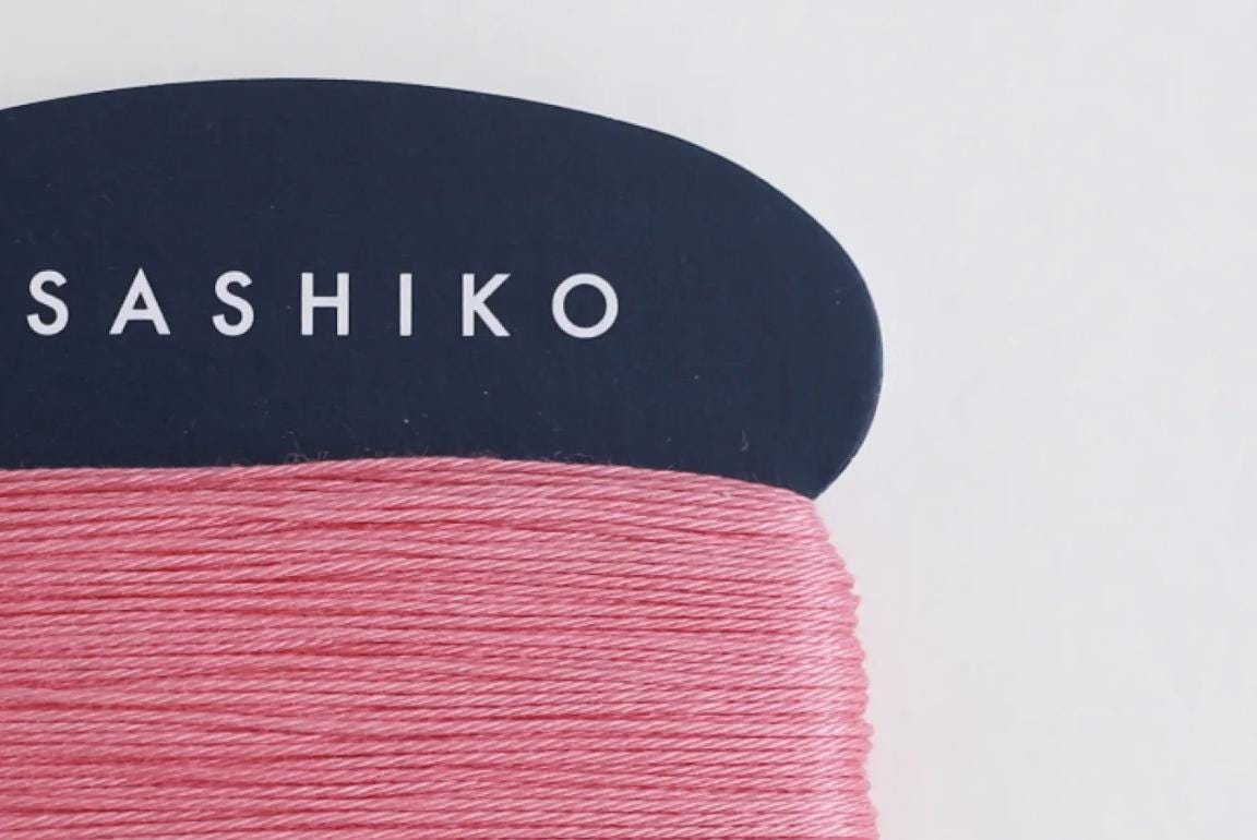 Daruma #222 APRICOT Japanese Cotton SASHIKO thread 40 meter card 20/4 梅 pink