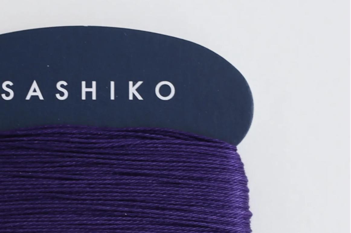 Daruma #223 GRAPE Japanese Cotton SASHIKO thread 40 meter card 20/4 ぶどう grape purple