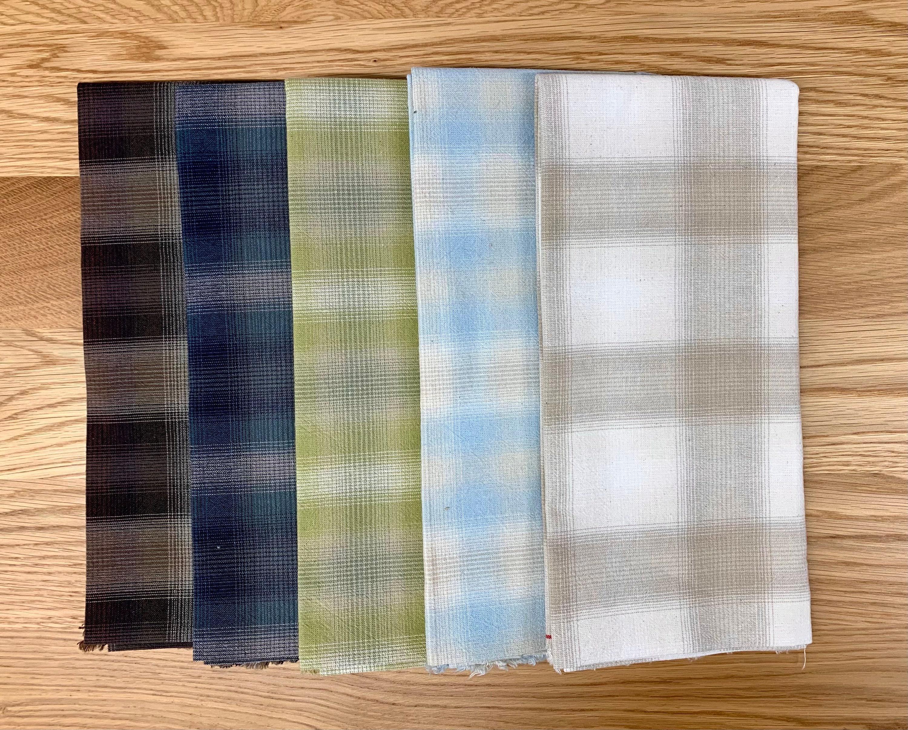 Cosmo - PRE-CUT Half Meter Large Plaid Yarn Dyed Cotton Taupe - Mixed Colors