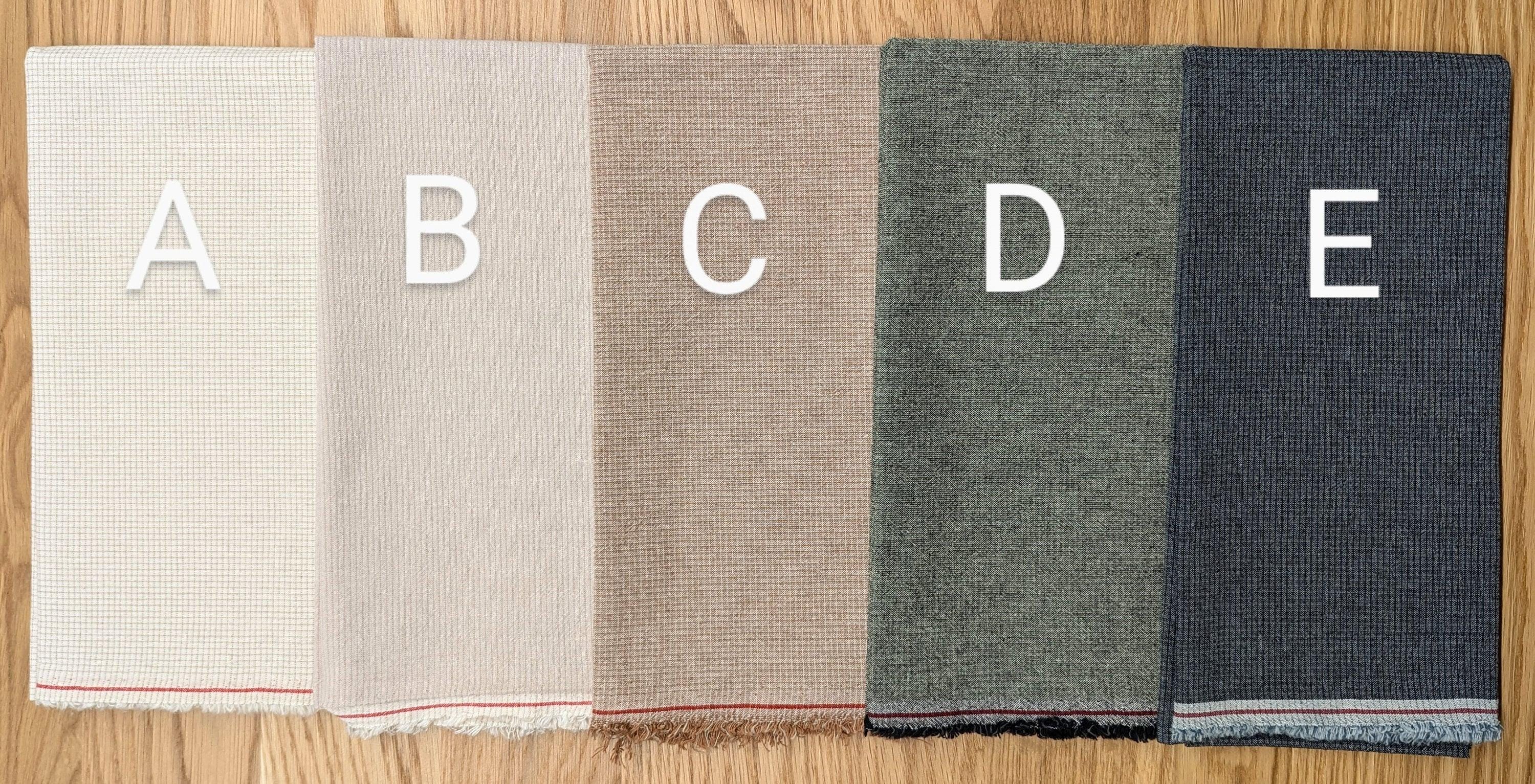 Cosmo - PRE-CUT Small Grid Yarn Dyed Cotton Taupe - Mixed Colors