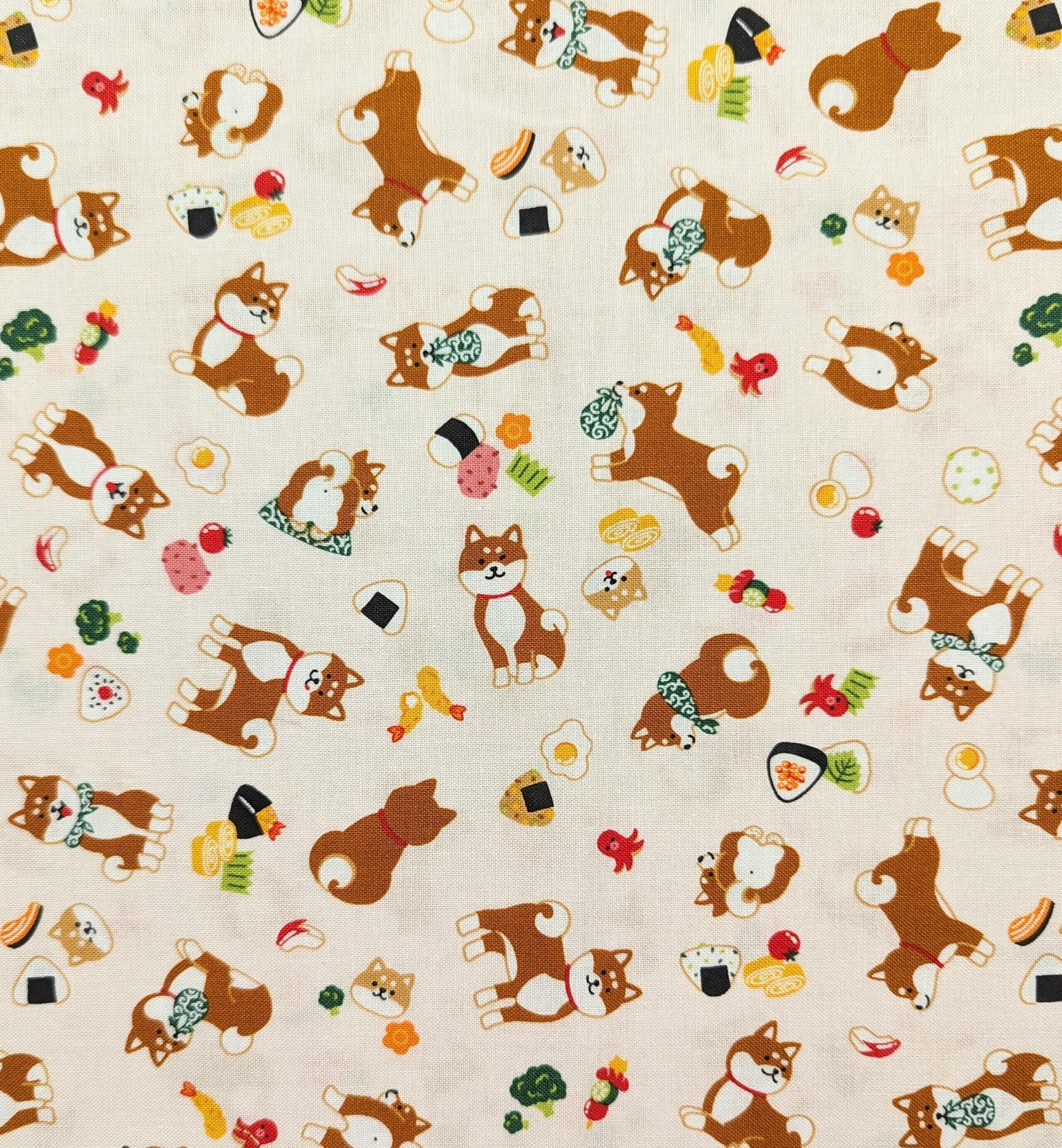 Cosmo - Lunch Time Shiba Cotton - White