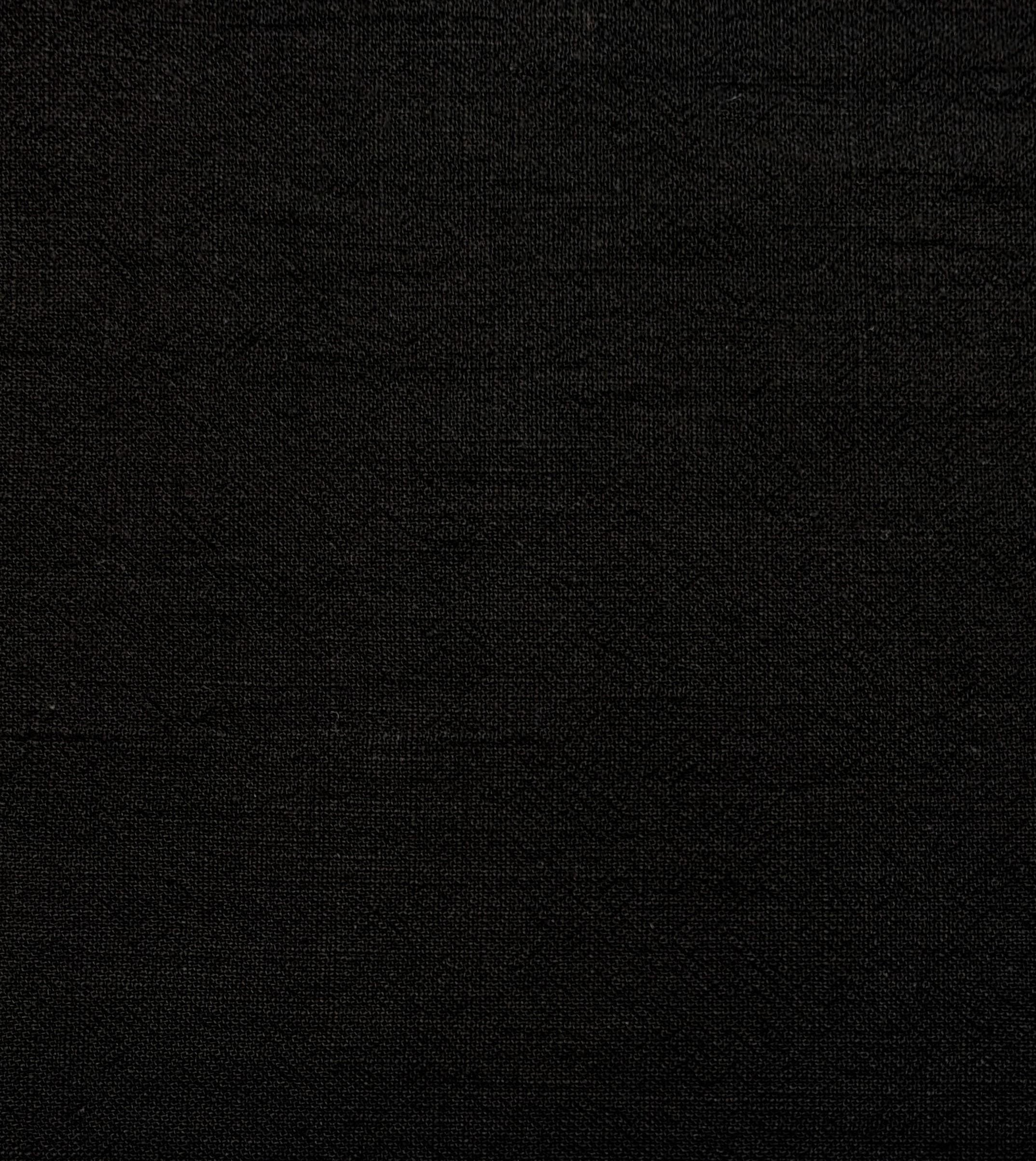 Kokka - Solid Molly Cotton Fabric - Black