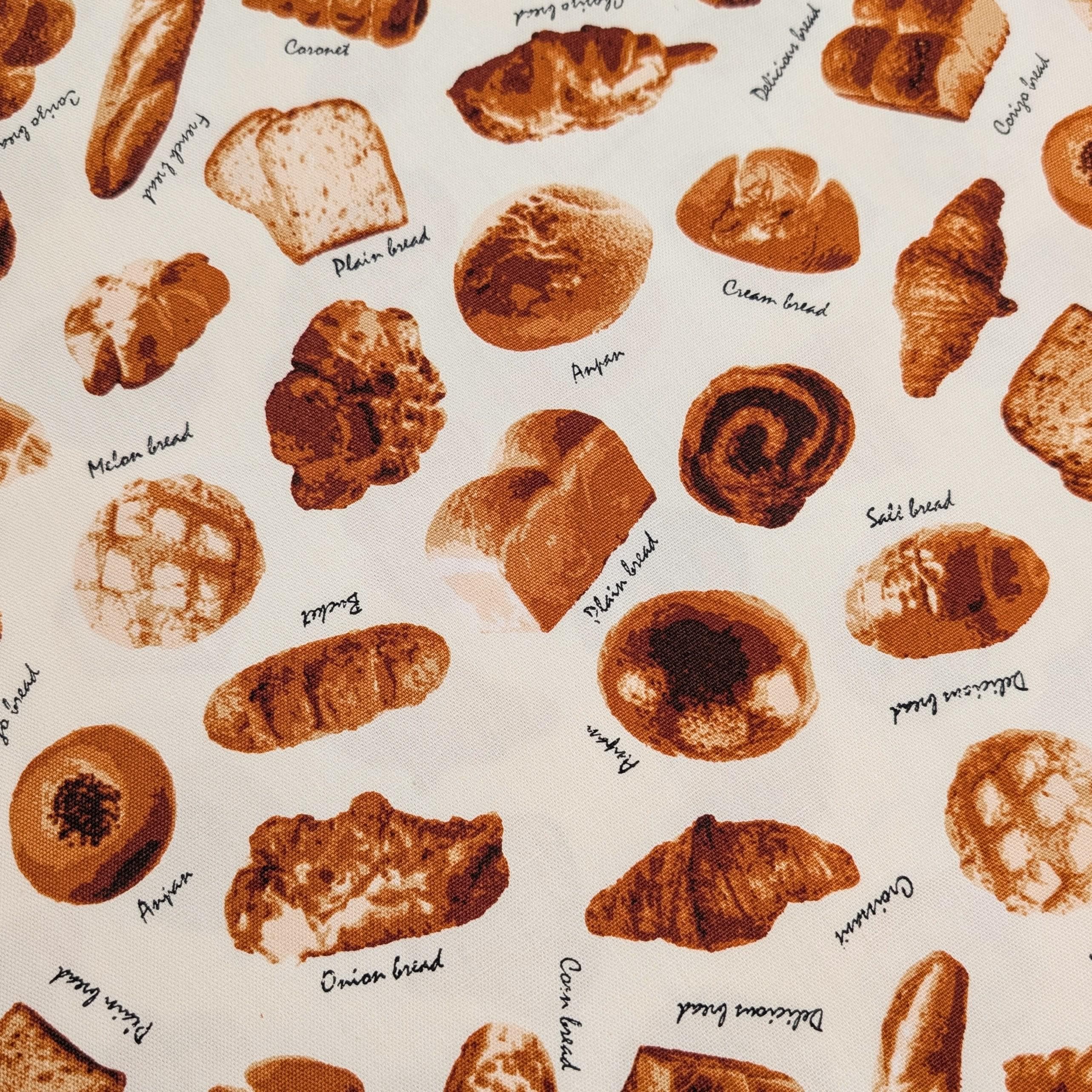 Bakery Bread Asano Japanese Oxford cotton canvas fabric A-1020-16 A
