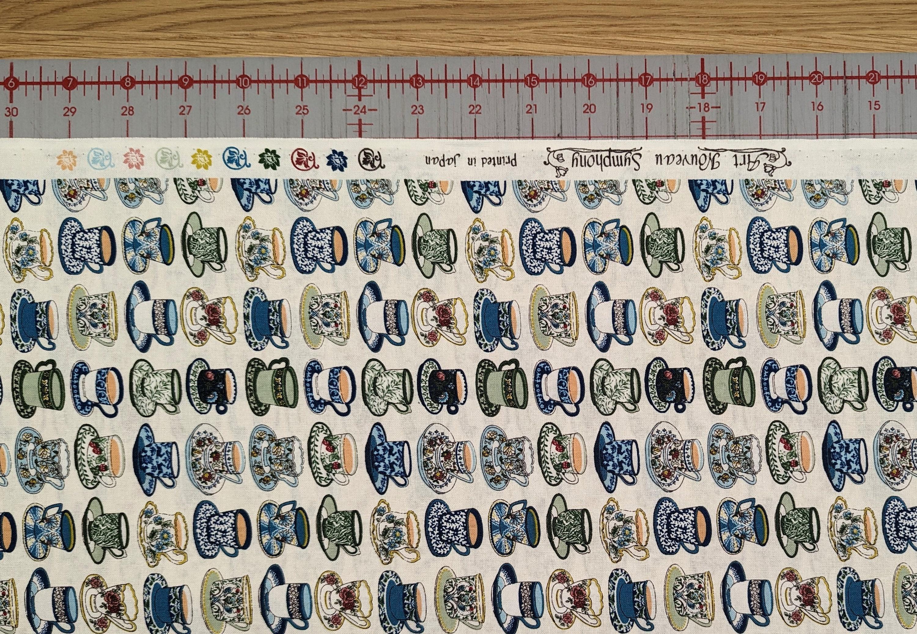 Senyo - Afternoon Tea Cotton Fabric - White