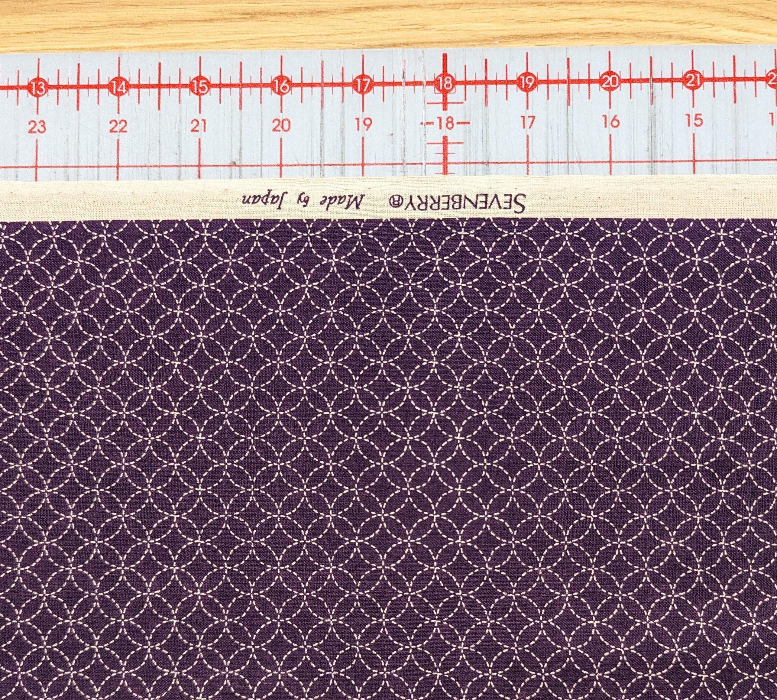 Sevenberry - Small Shippo Cotton Fabric - Purple