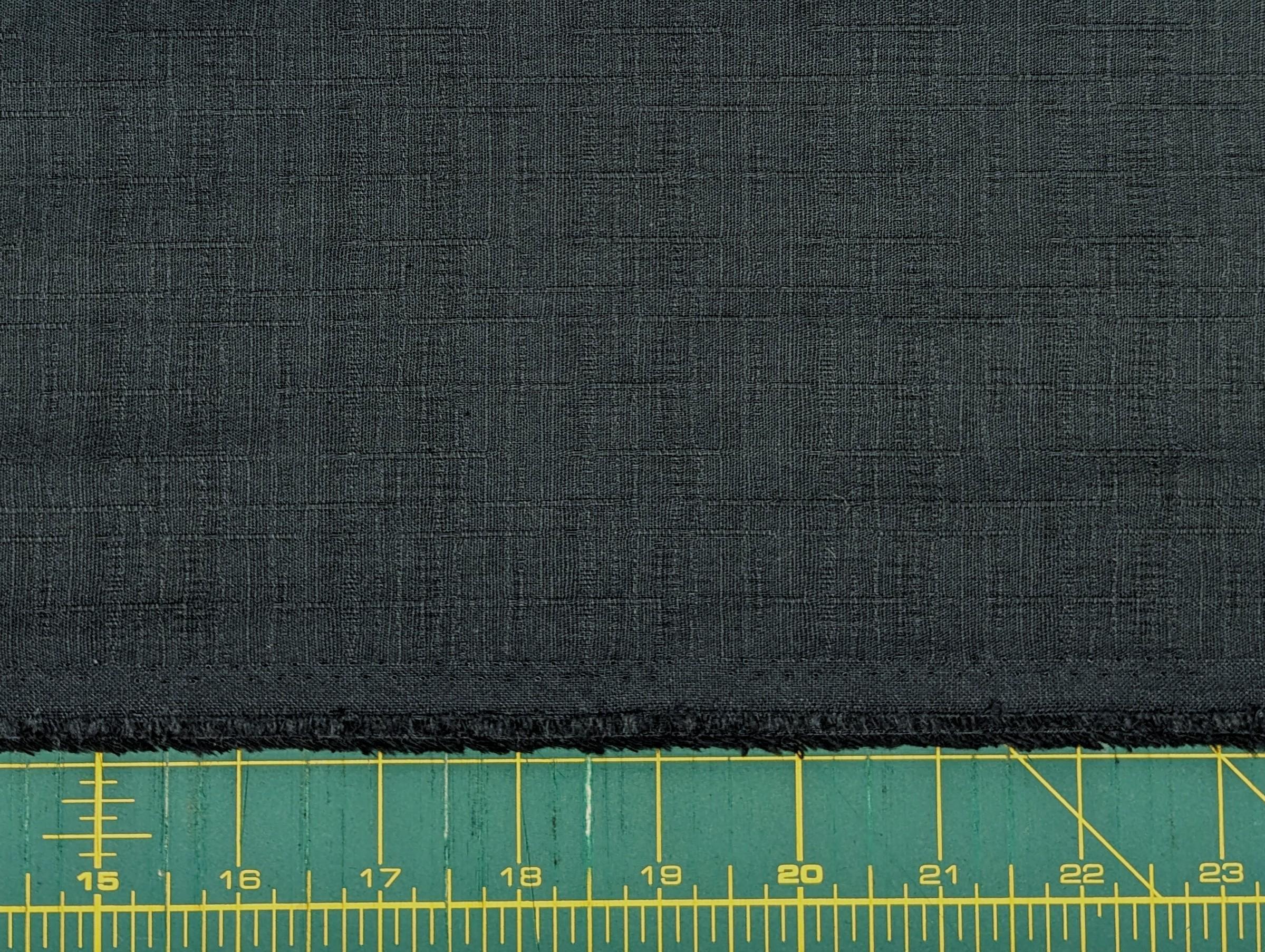 Cosmo - Solid Color Dobby Weave Cotton - Dark Navy