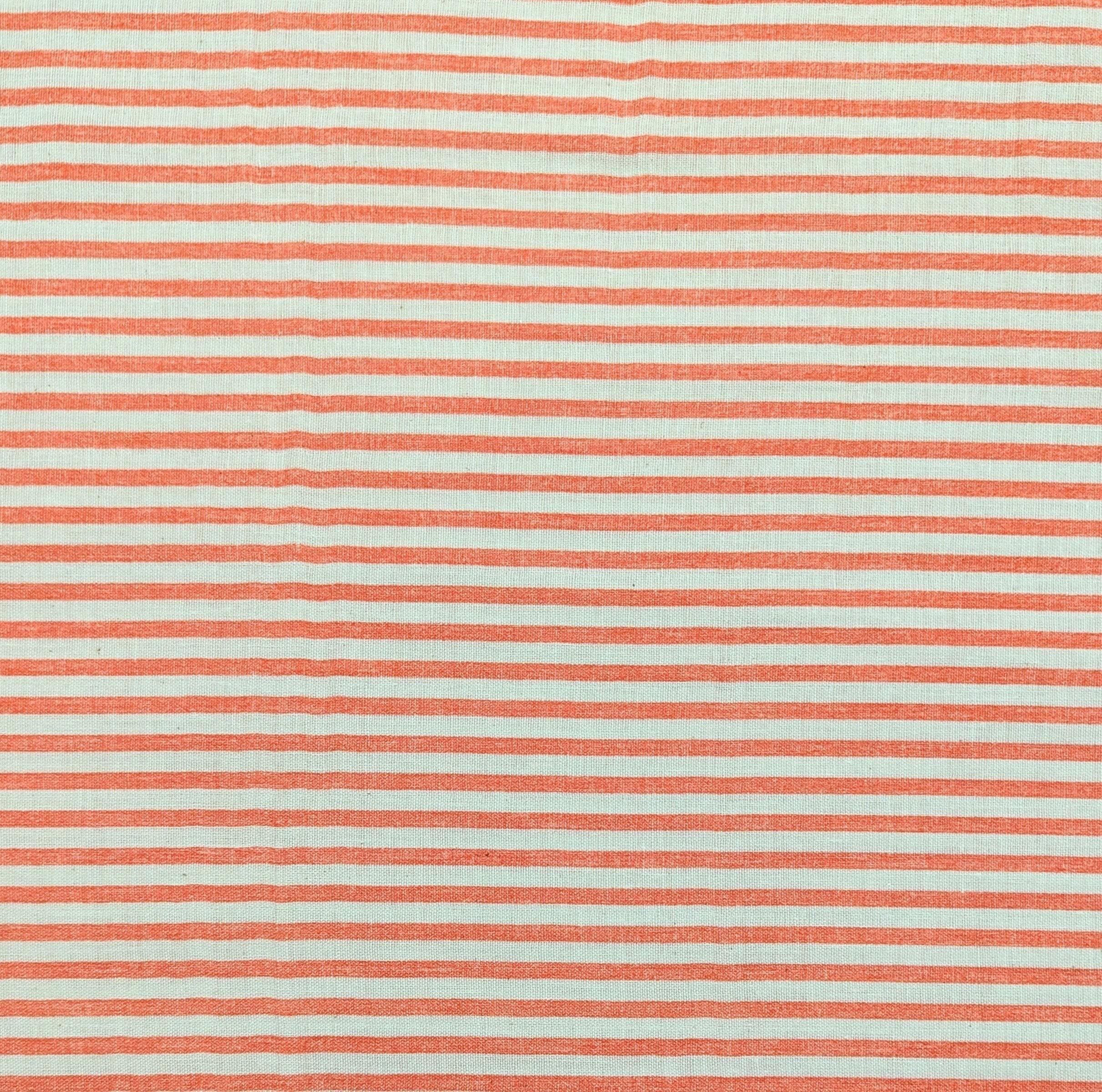 Sevenberry - Striped Cotton Double Gauze - Red