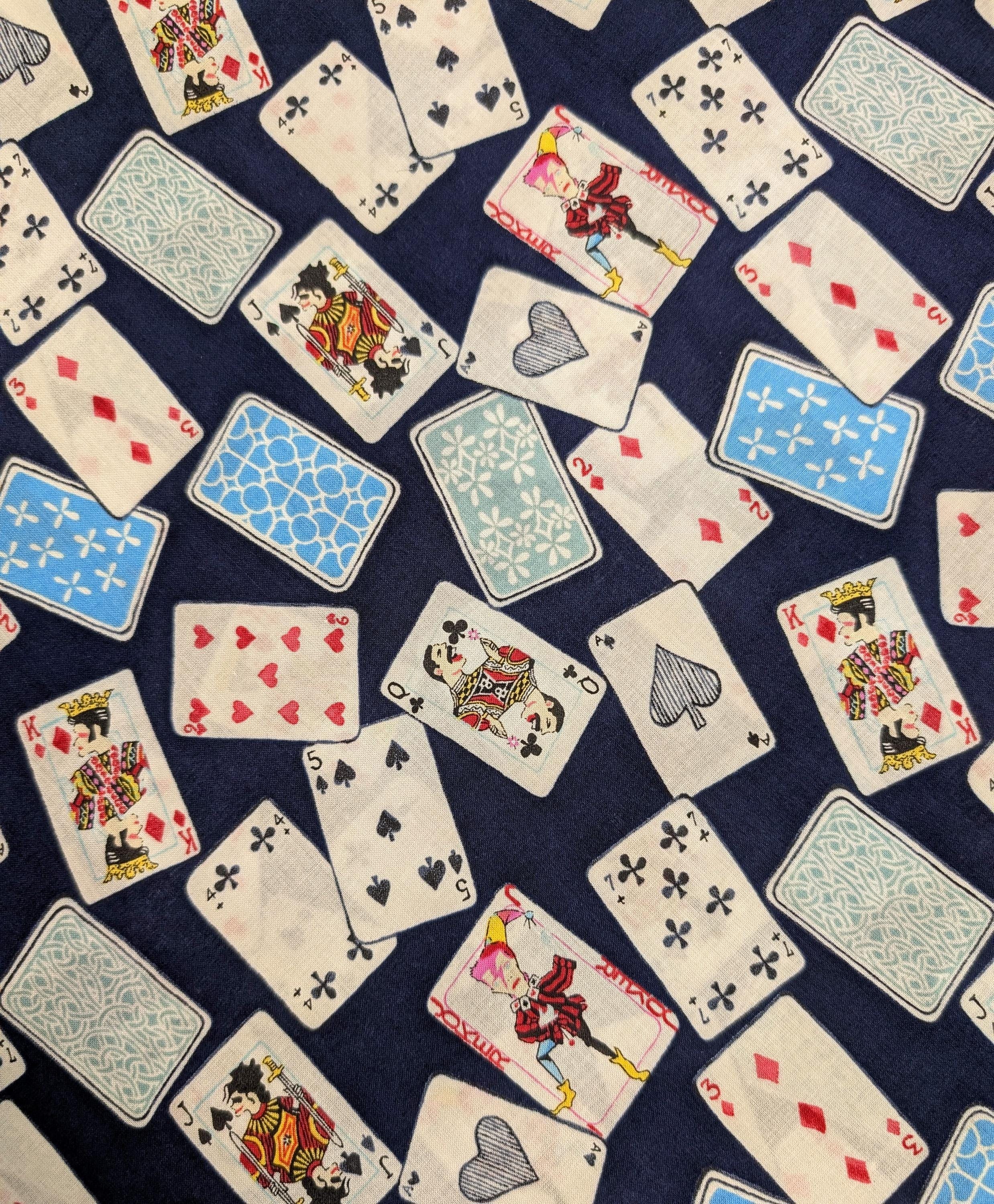 Hokkoh - Legendary Singing Cards Cotton Lawn - Blue