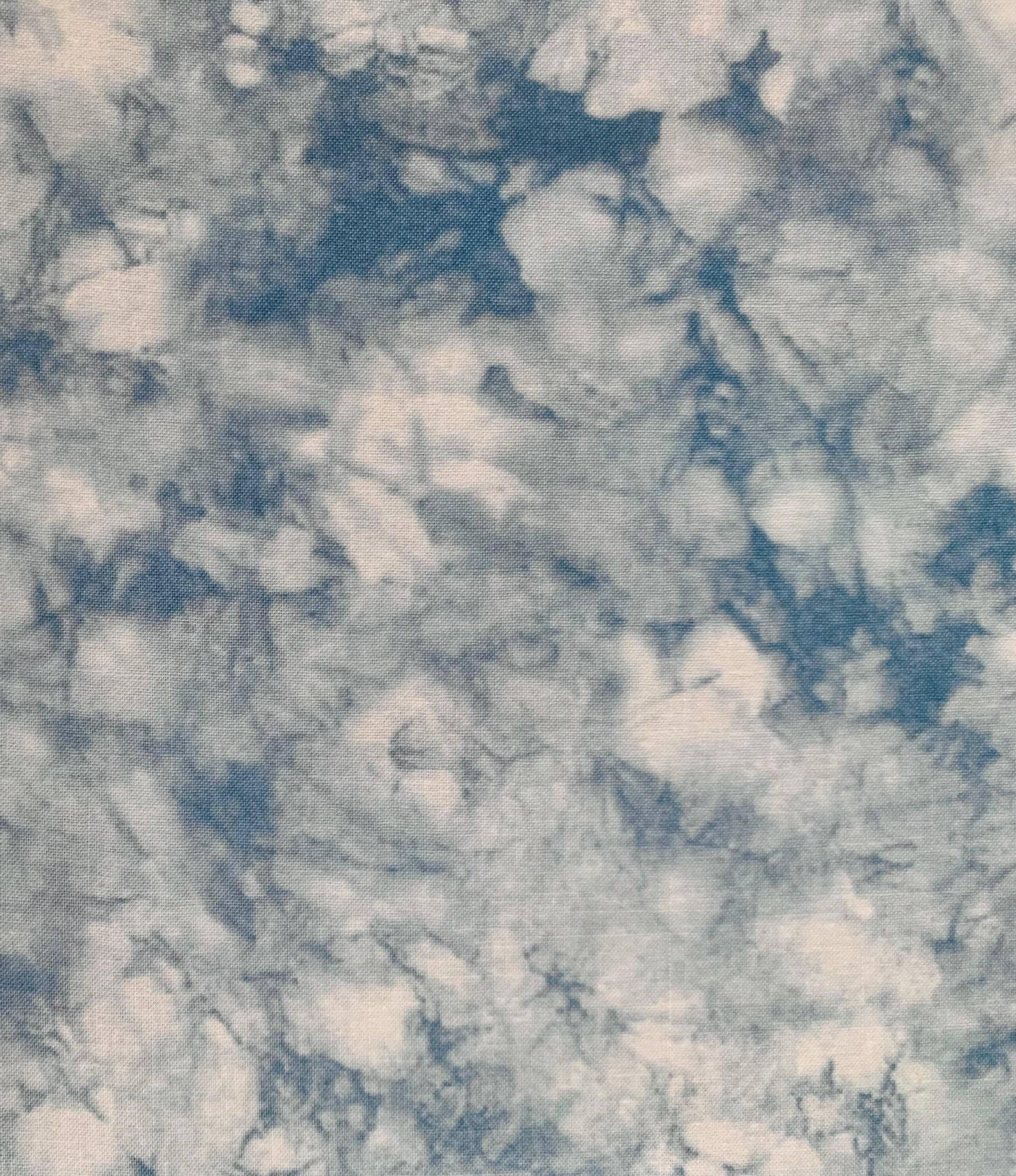 Sevenberry - Printed Crackle Shibori-Style Collection Cotton Fabric - Light Blue