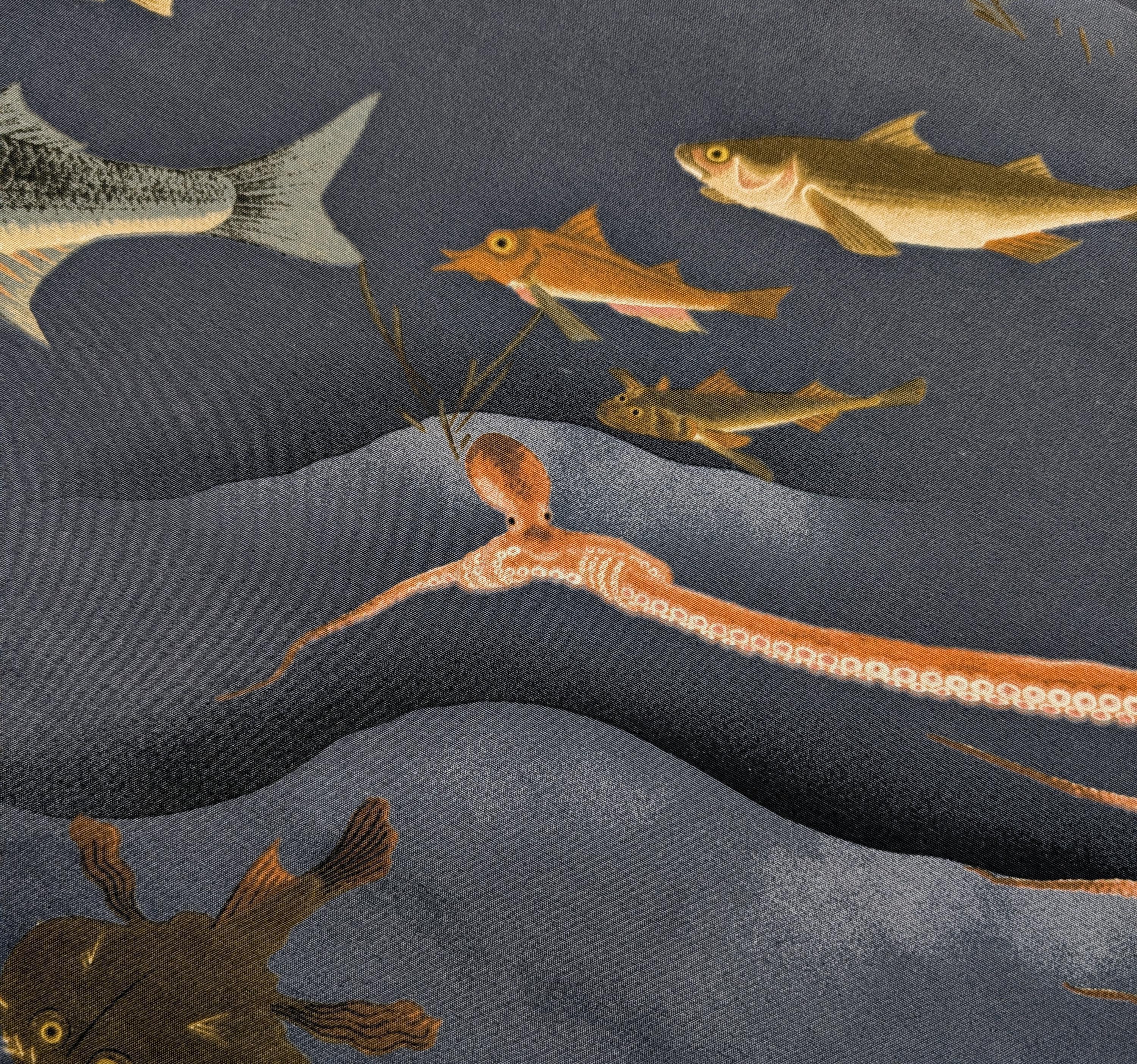 Hokkoh - Ocean Creatures Rayon - Blue