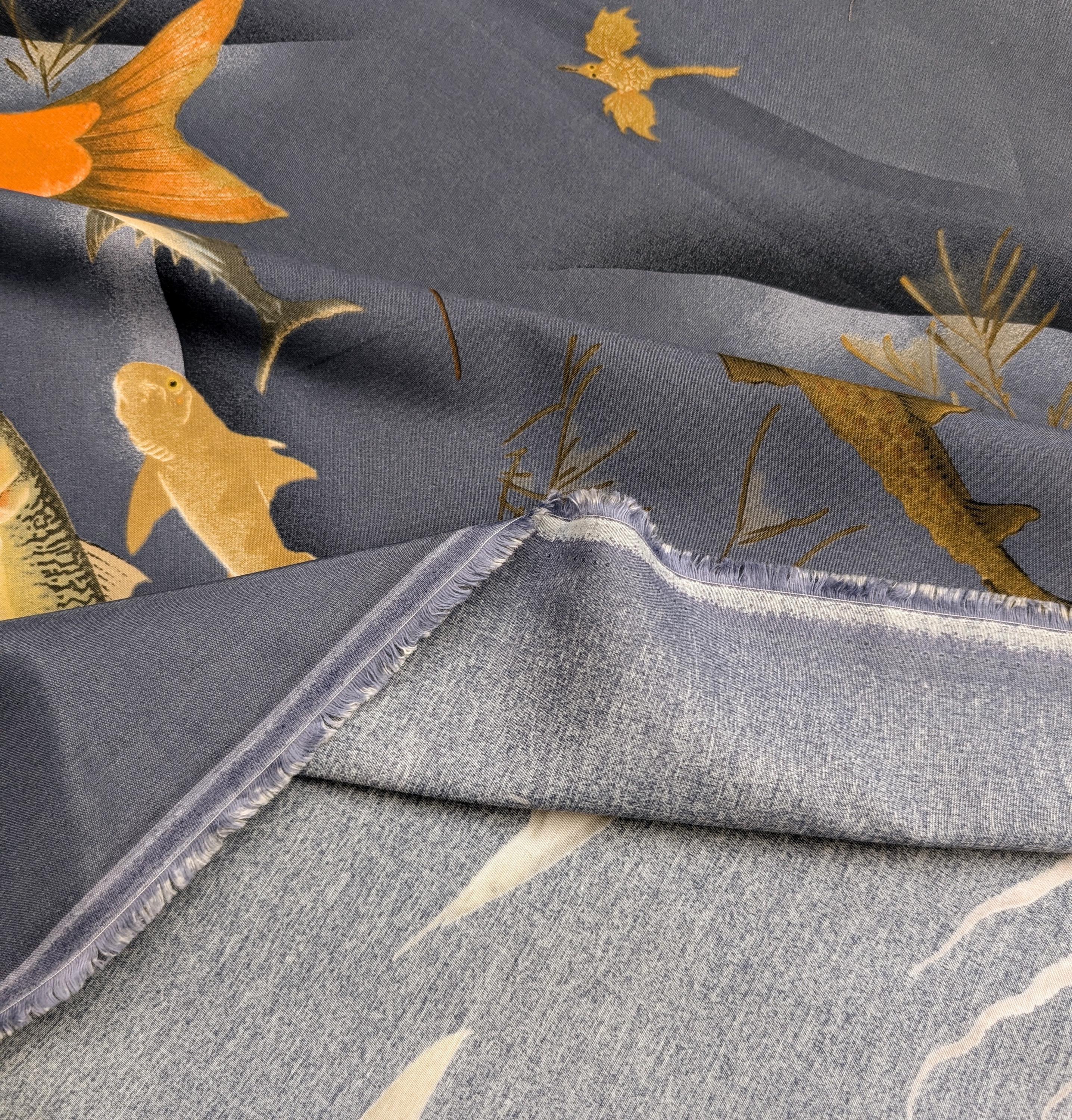 Hokkoh - Ocean Creatures Rayon - Blue