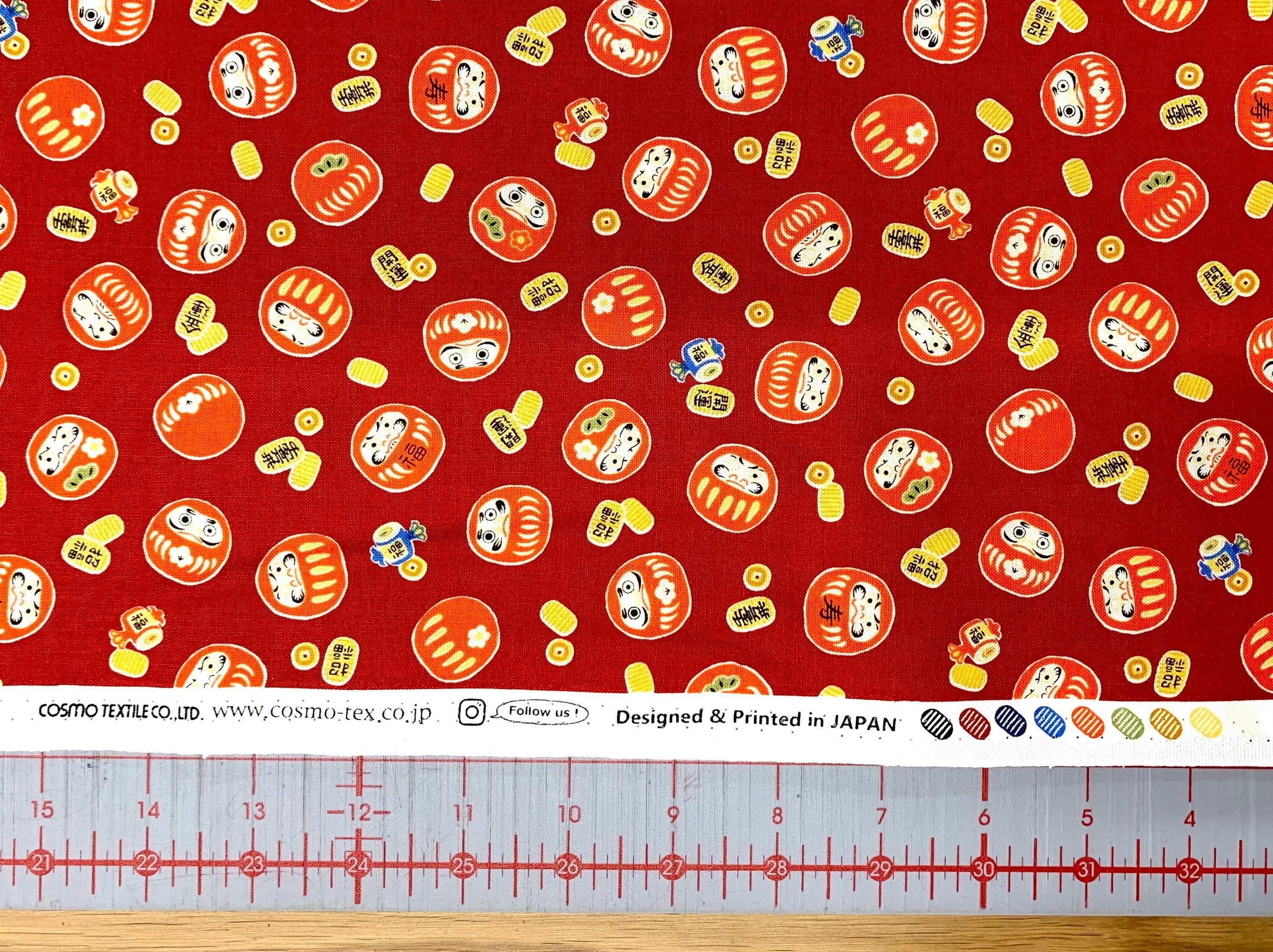 Cosmo - Little Daruma Cotton - Red