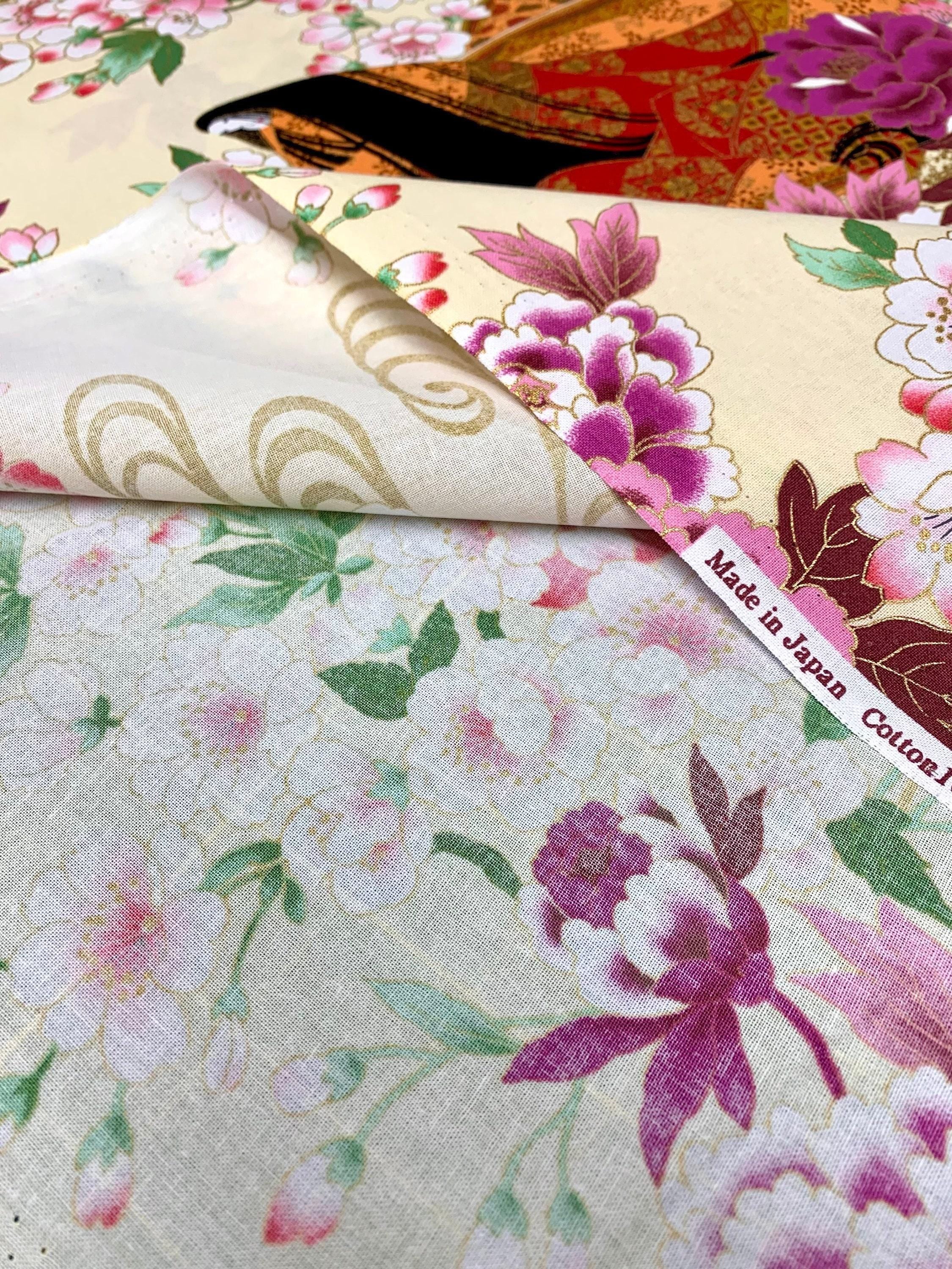 Naka - Heian Princess Cotton - Cream Pink Orange