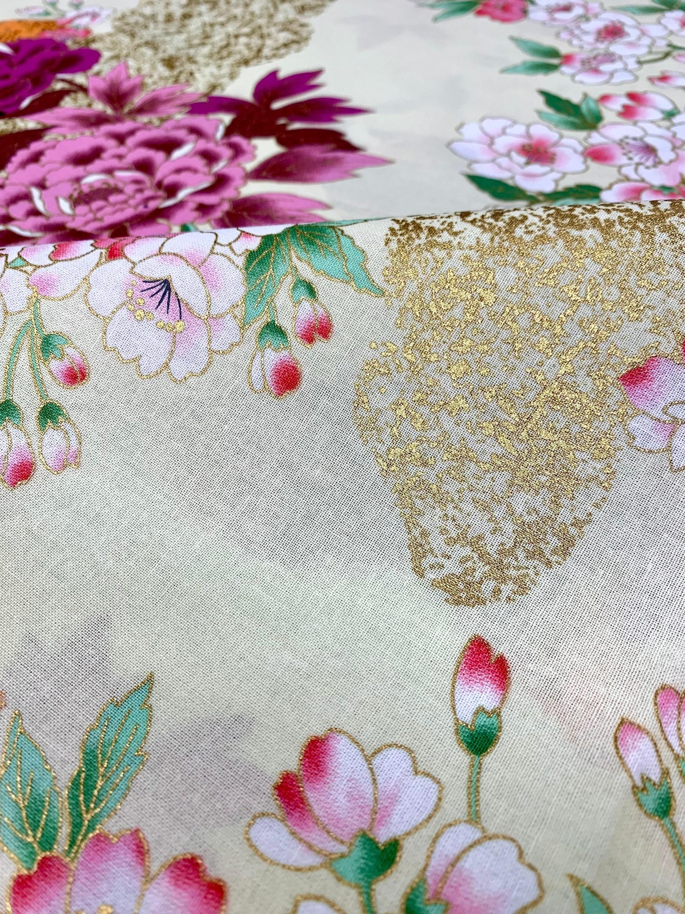 Naka - Heian Princess Cotton - Cream Pink Orange