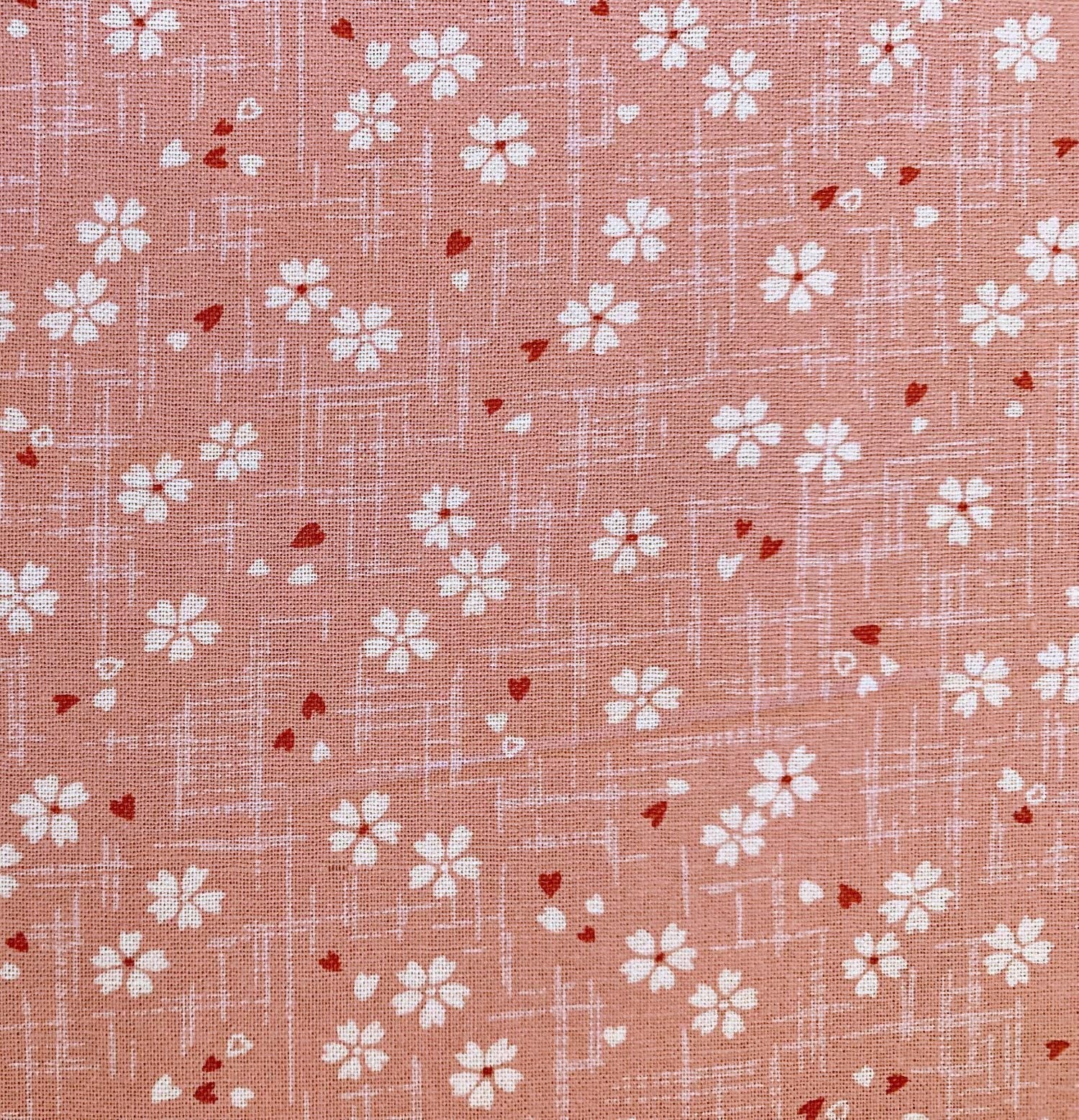 Sevenberry - Tiny Cherry Blossoms Cotton Fabric - Pink