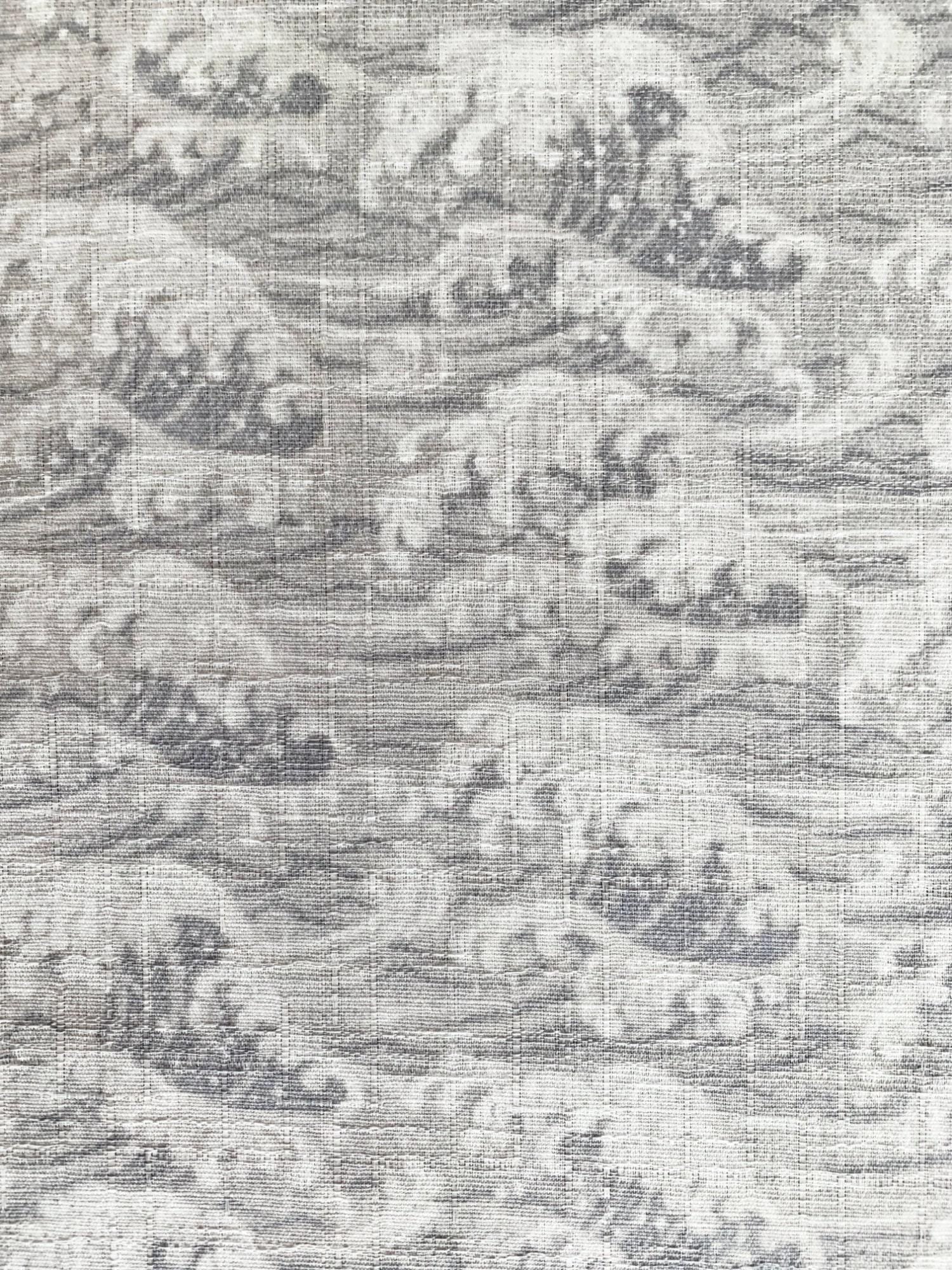 Sevenberry - Ocean Waves Cotton Dobby - Light Gray