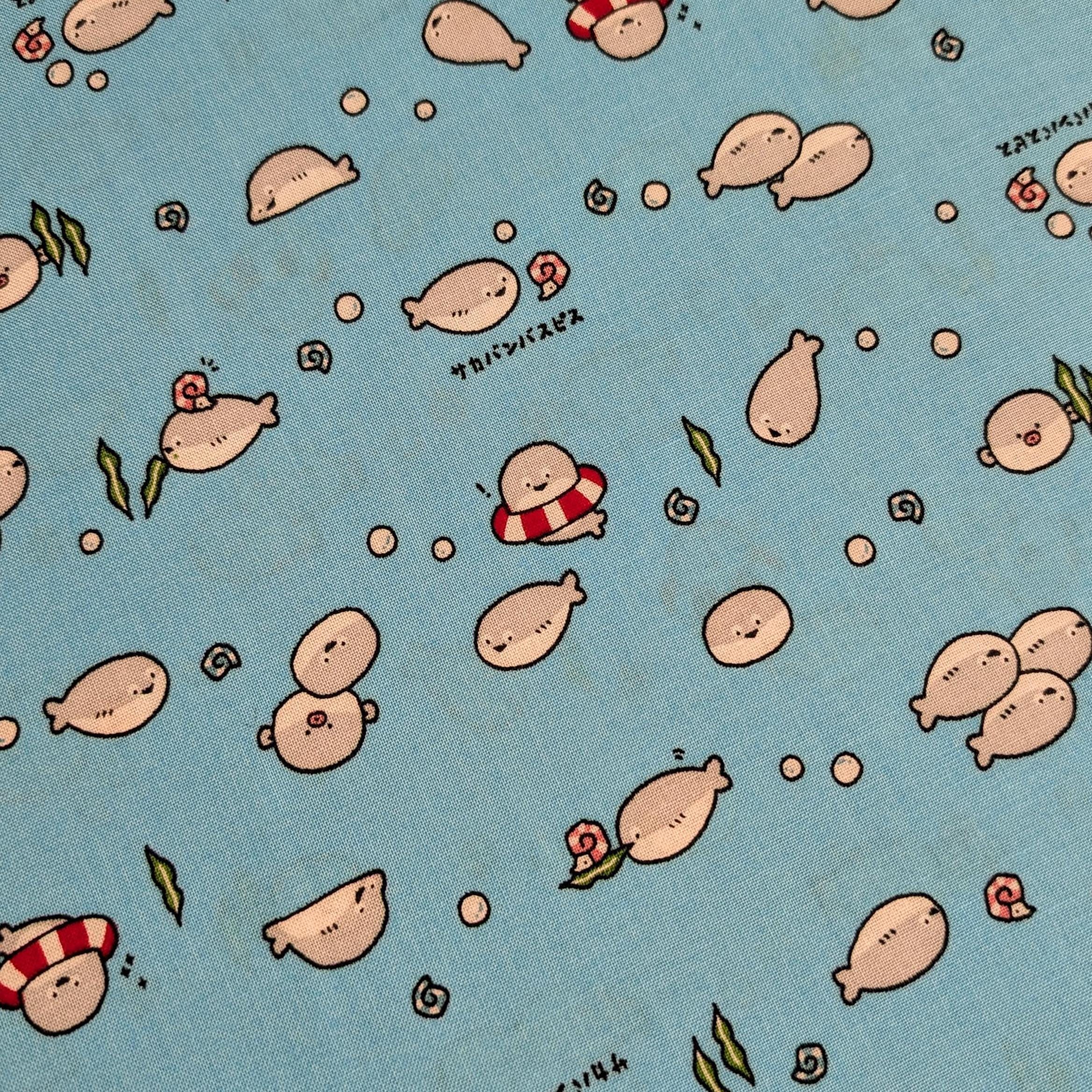 Cosmo - NEW Tiny Whale Sharks Cotton - Light Blue