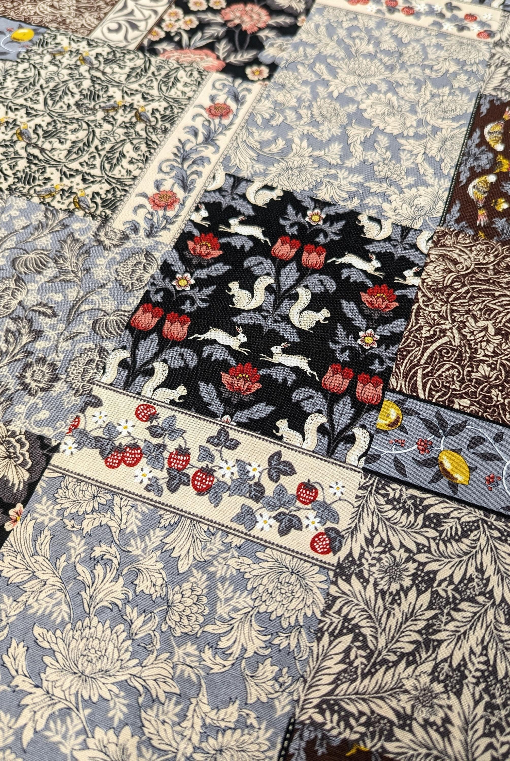 Senyo - Patchwork Garden Cotton Fabric - Winter