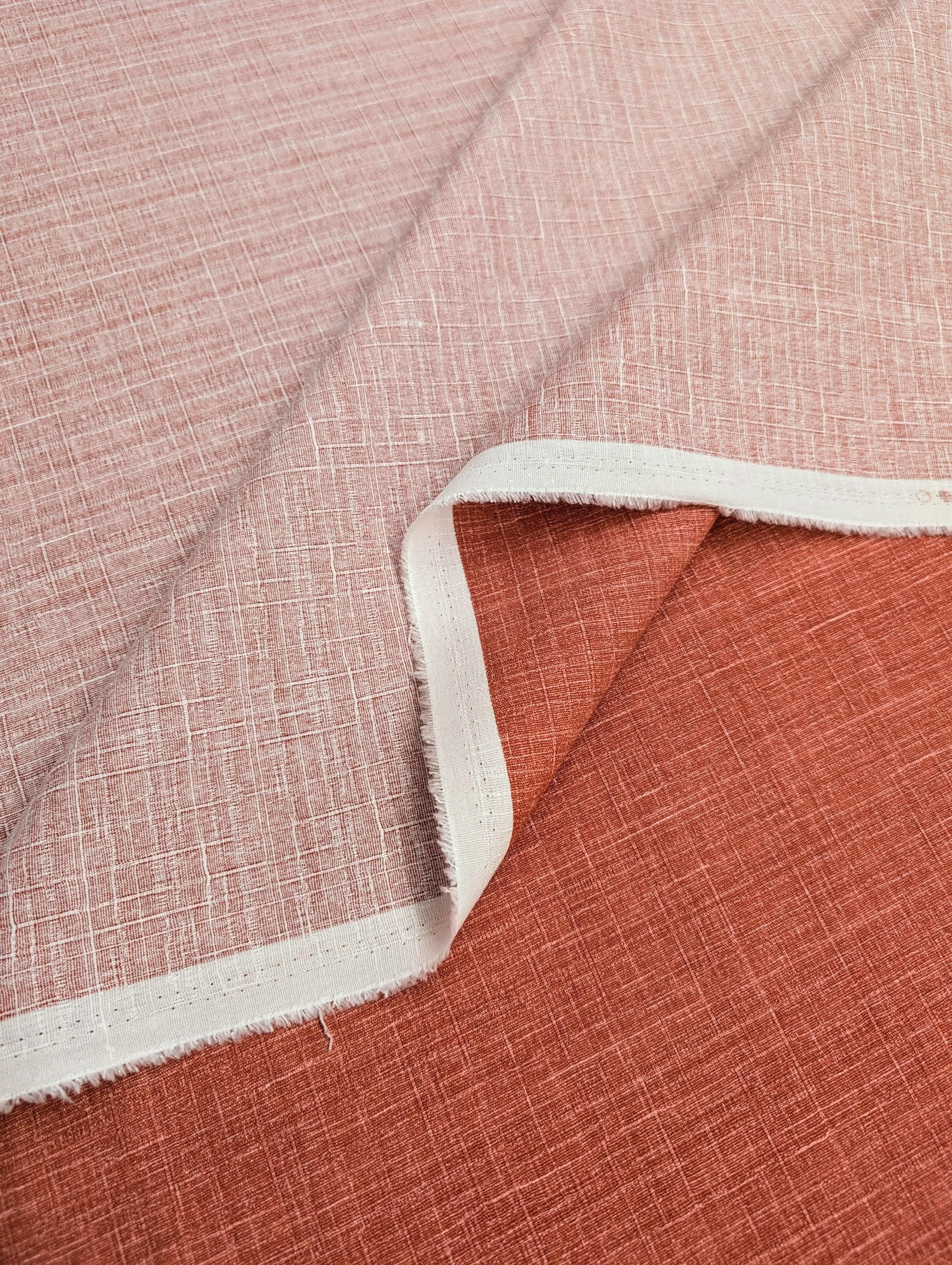 Sevenberry - Solid Color Cotton Dobby - Peony Pink