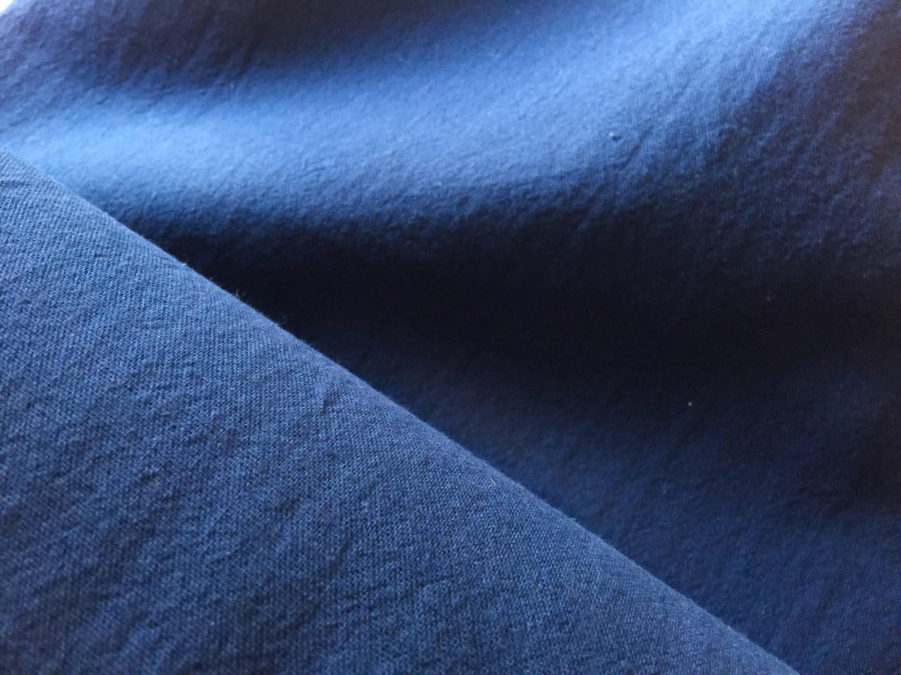 Cosmo - Flax Cotton/Linen Canvas - Navy Indigo Blue