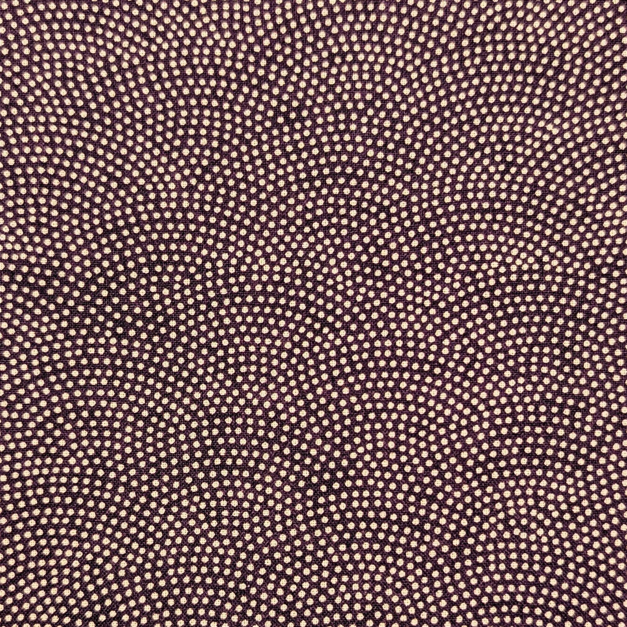Sevenberry Same-Komon (Shark Skin) Japanese cotton fabric 88222-10-7 beige & purple