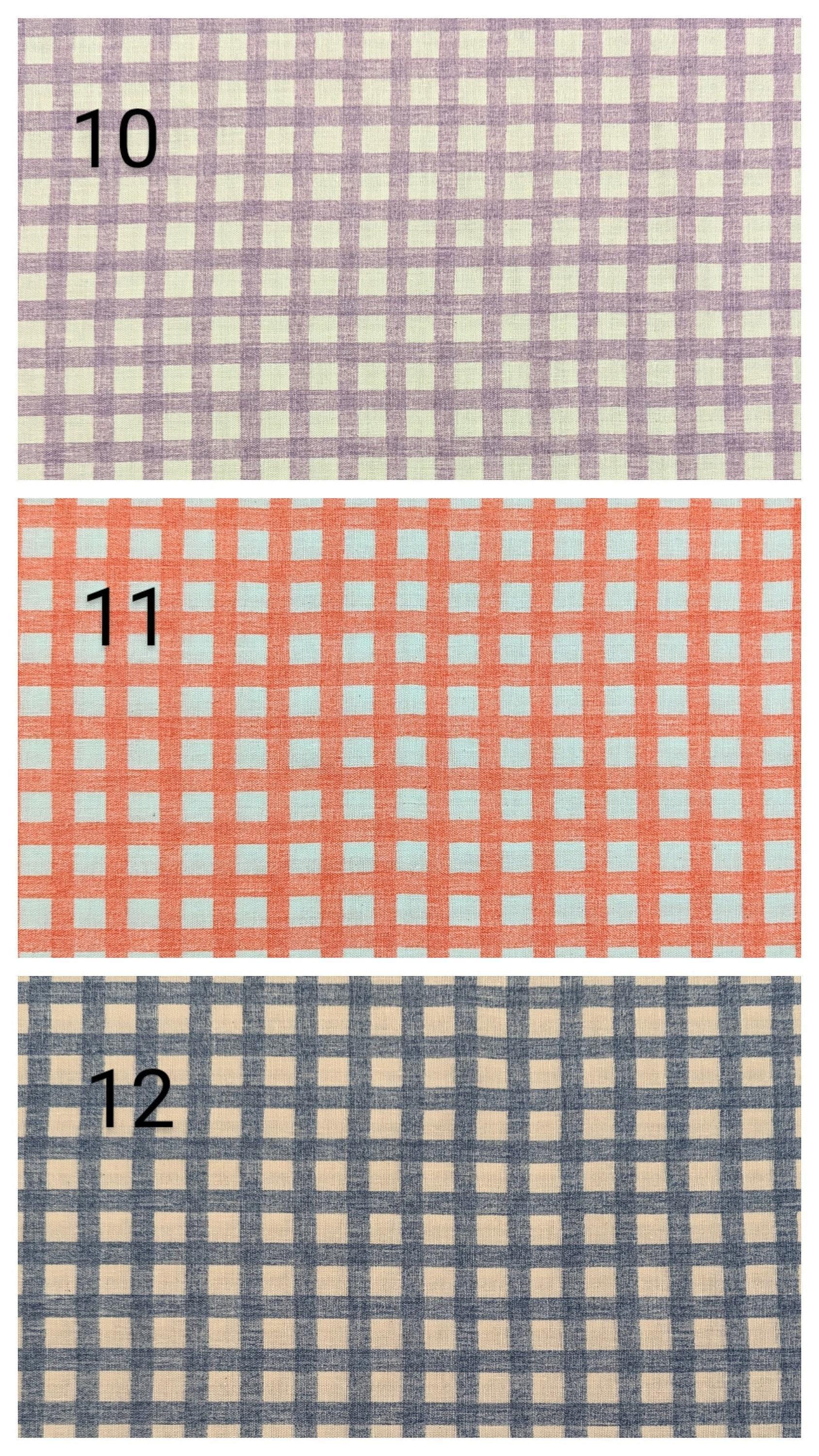 Sevenberry - Gingham Cotton Double Gauze - Purple
