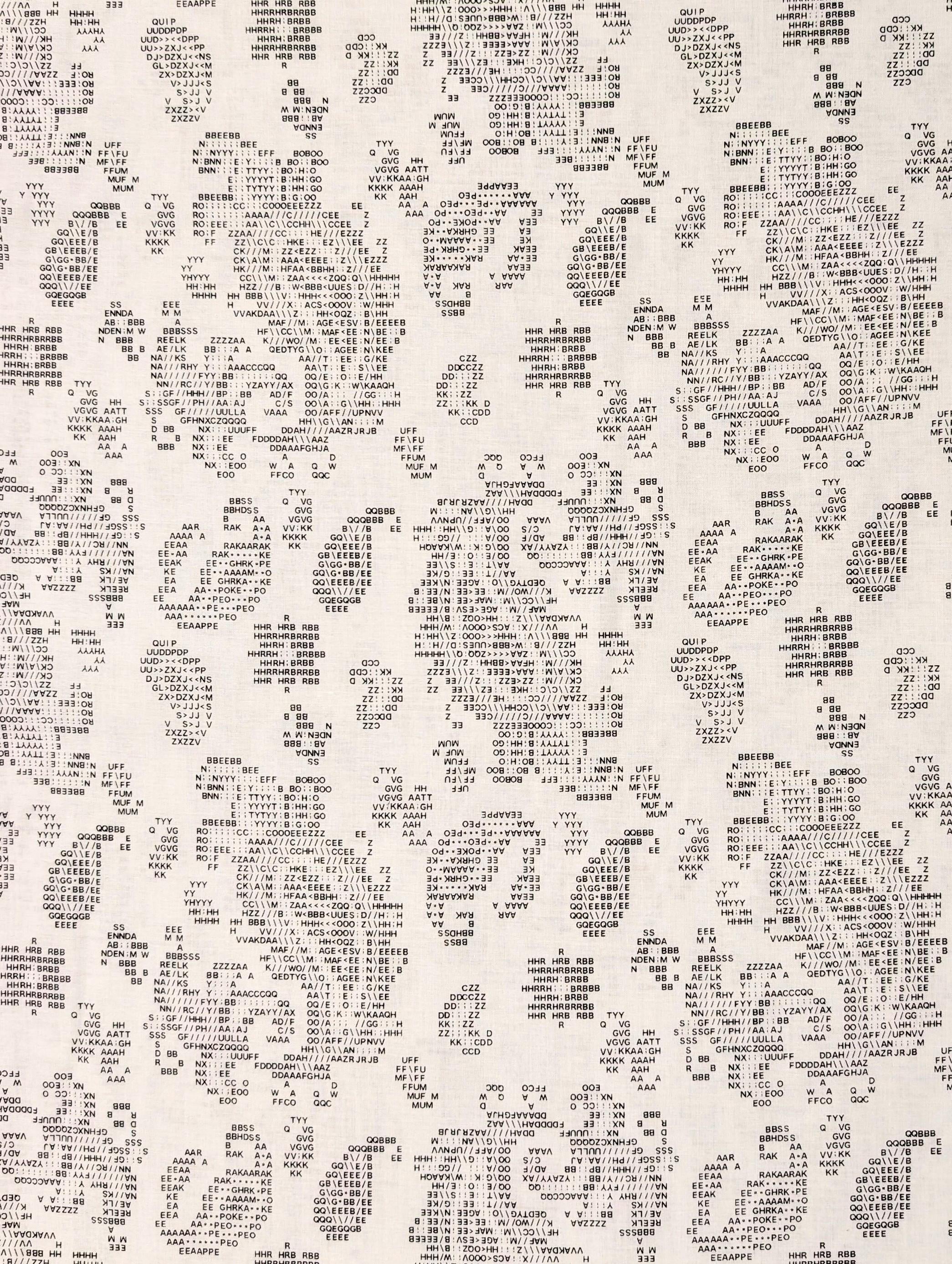 Hokkoh - Coded Paisley Cotton Lawn - White