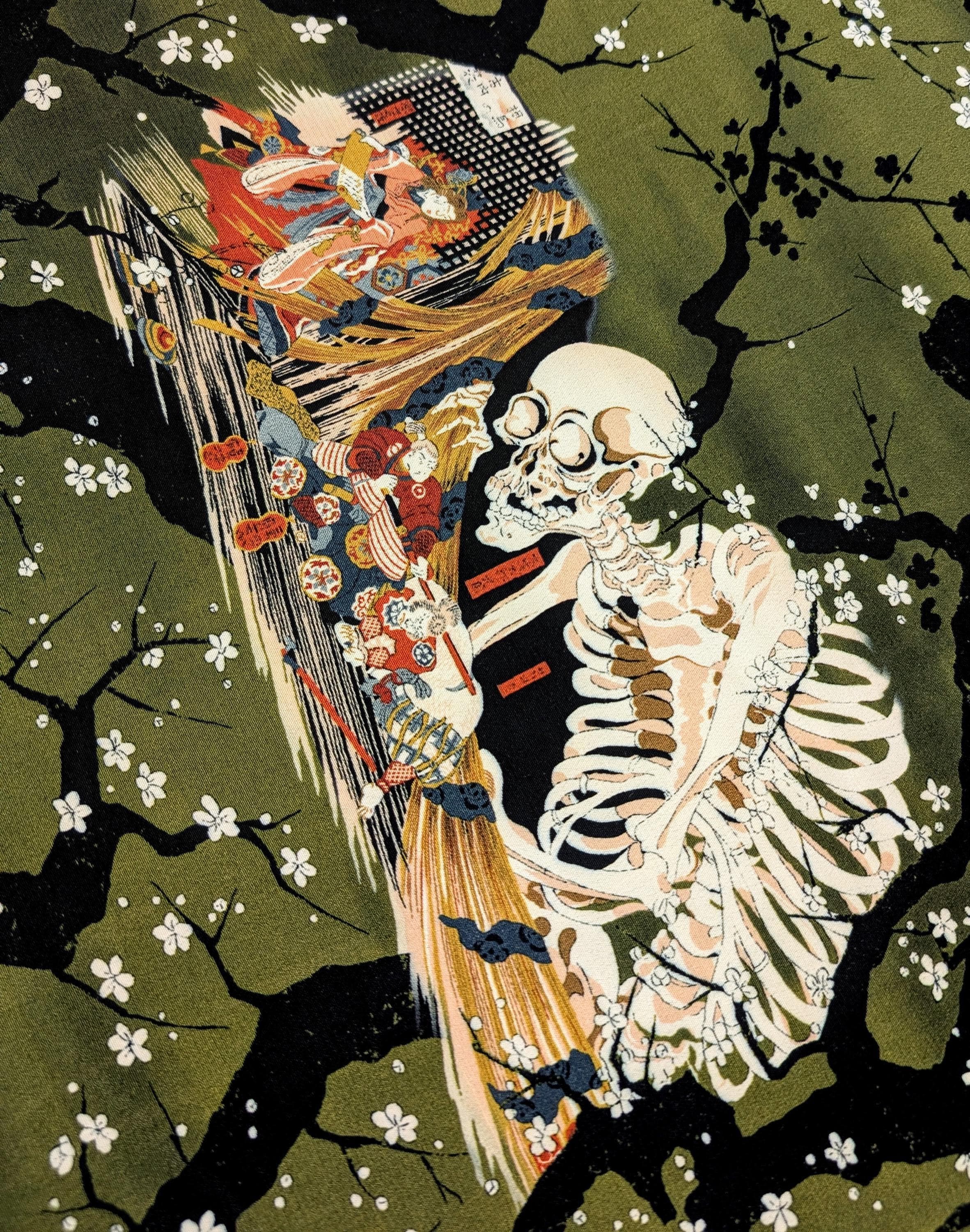 Hokkoh - Gashadokuro Yōkai Rayon - Green