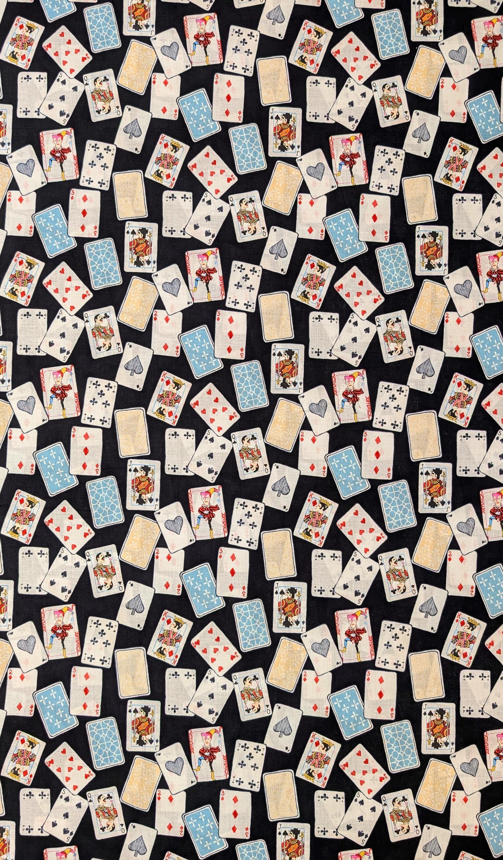 Hokkoh - Legendary Singing Cards Cotton Lawn - Black