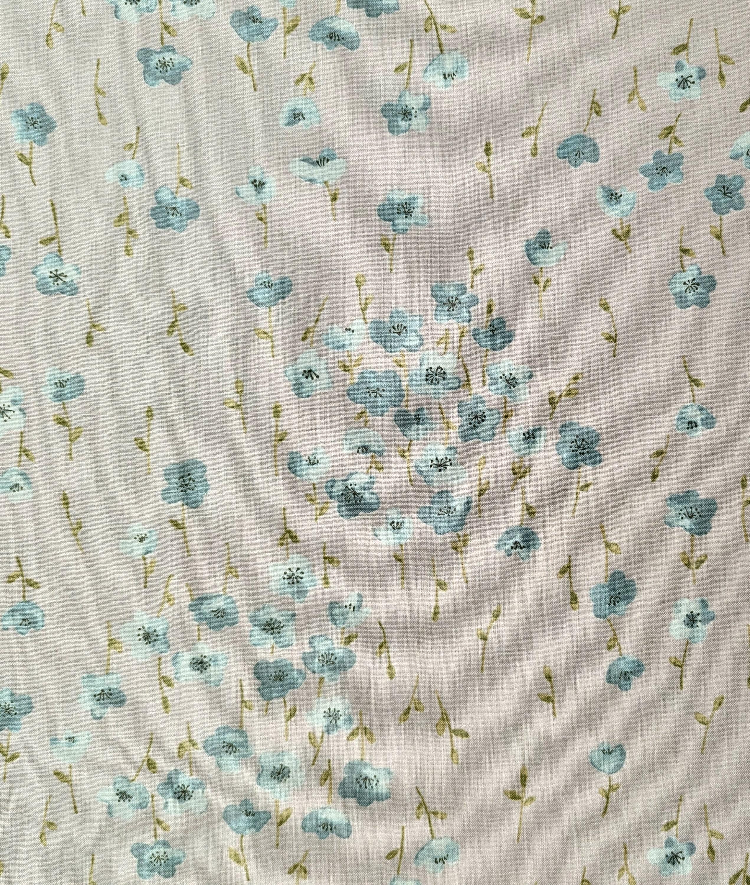 Koizumi - Meadow Flowers Cotton/Linen Blend - Lavender