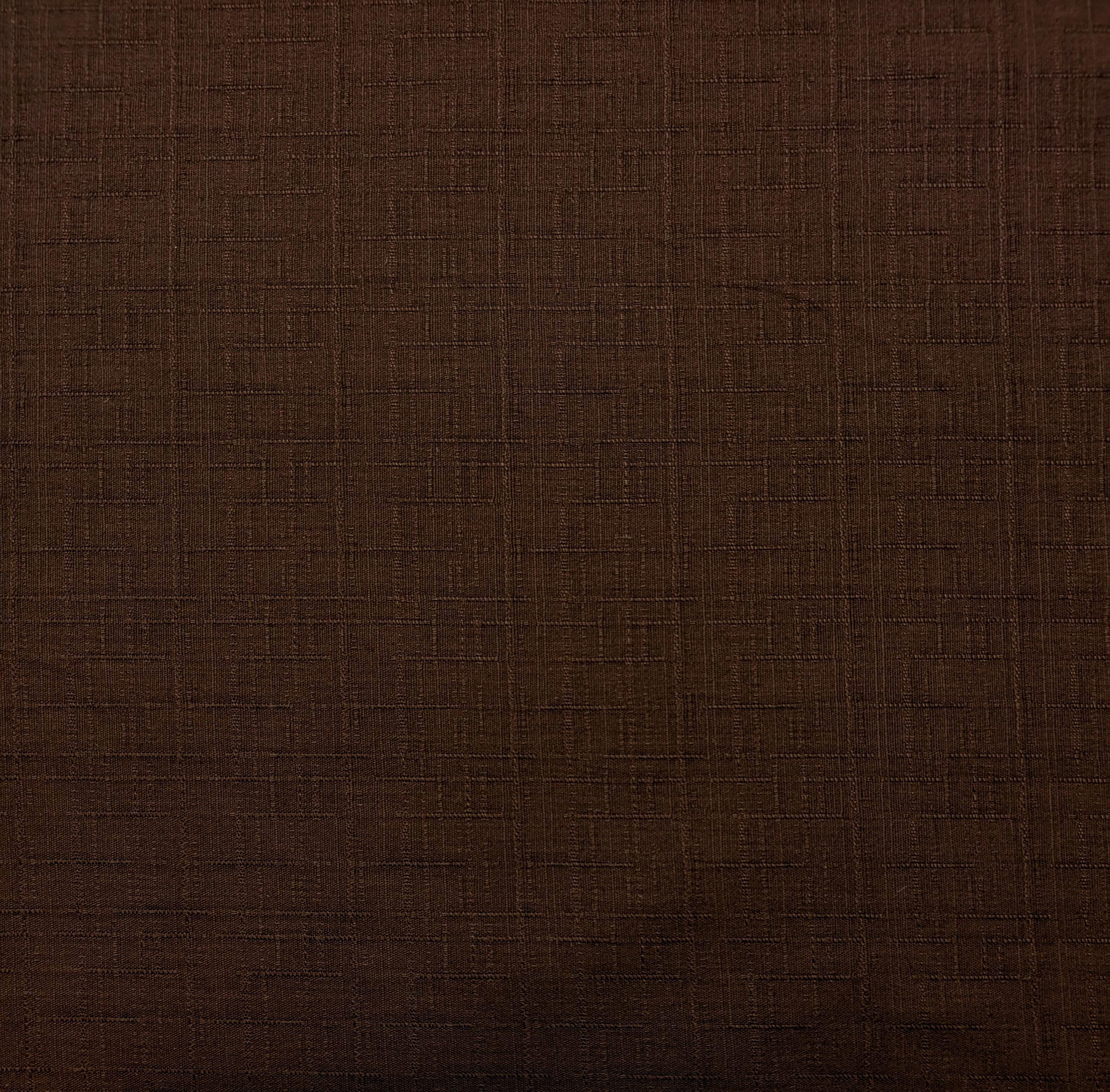 Solid color dobby weave Kobayashi Japanese cotton fabric KC-8260 K brown