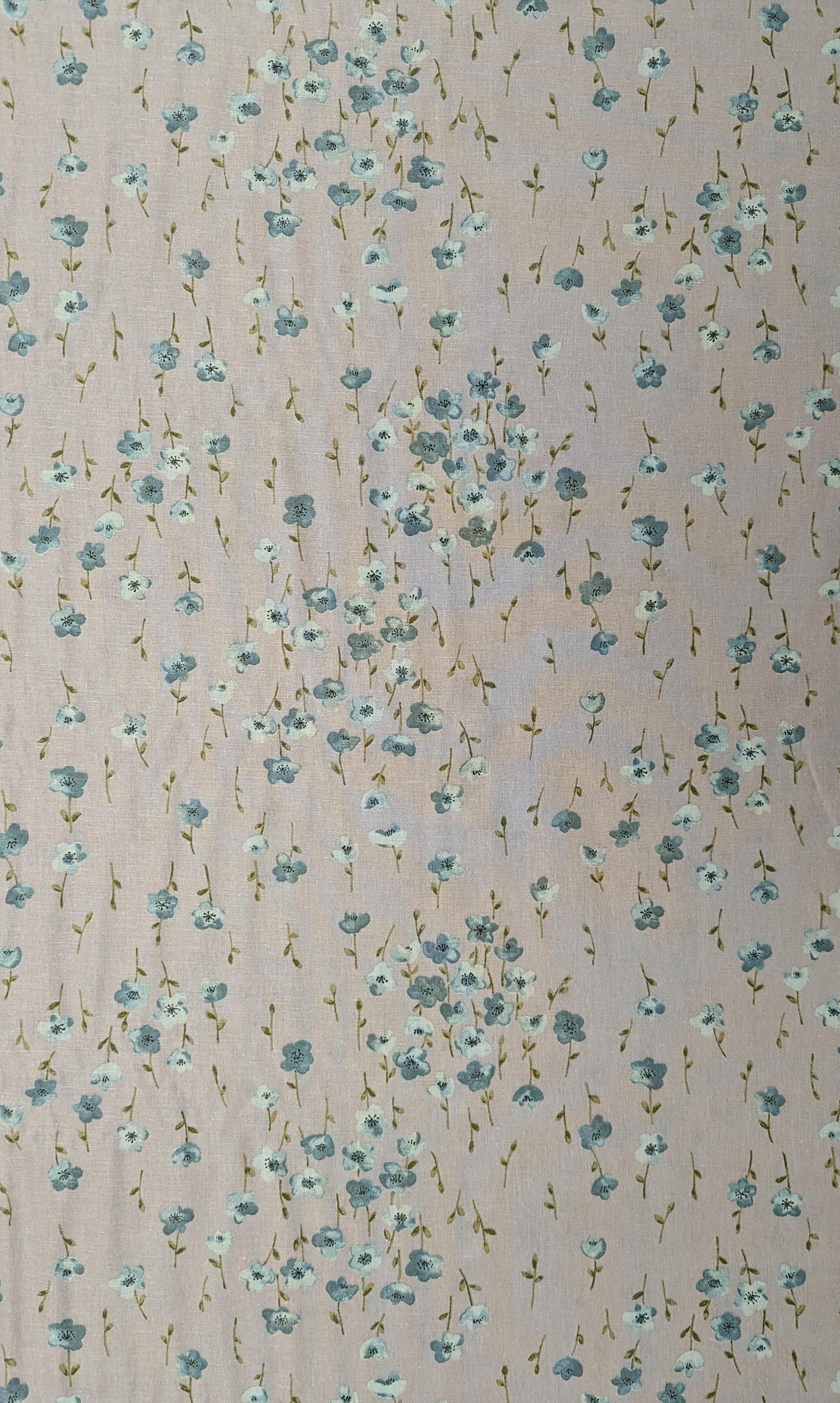 Koizumi - Meadow Flowers Cotton/Linen Blend - Lavender