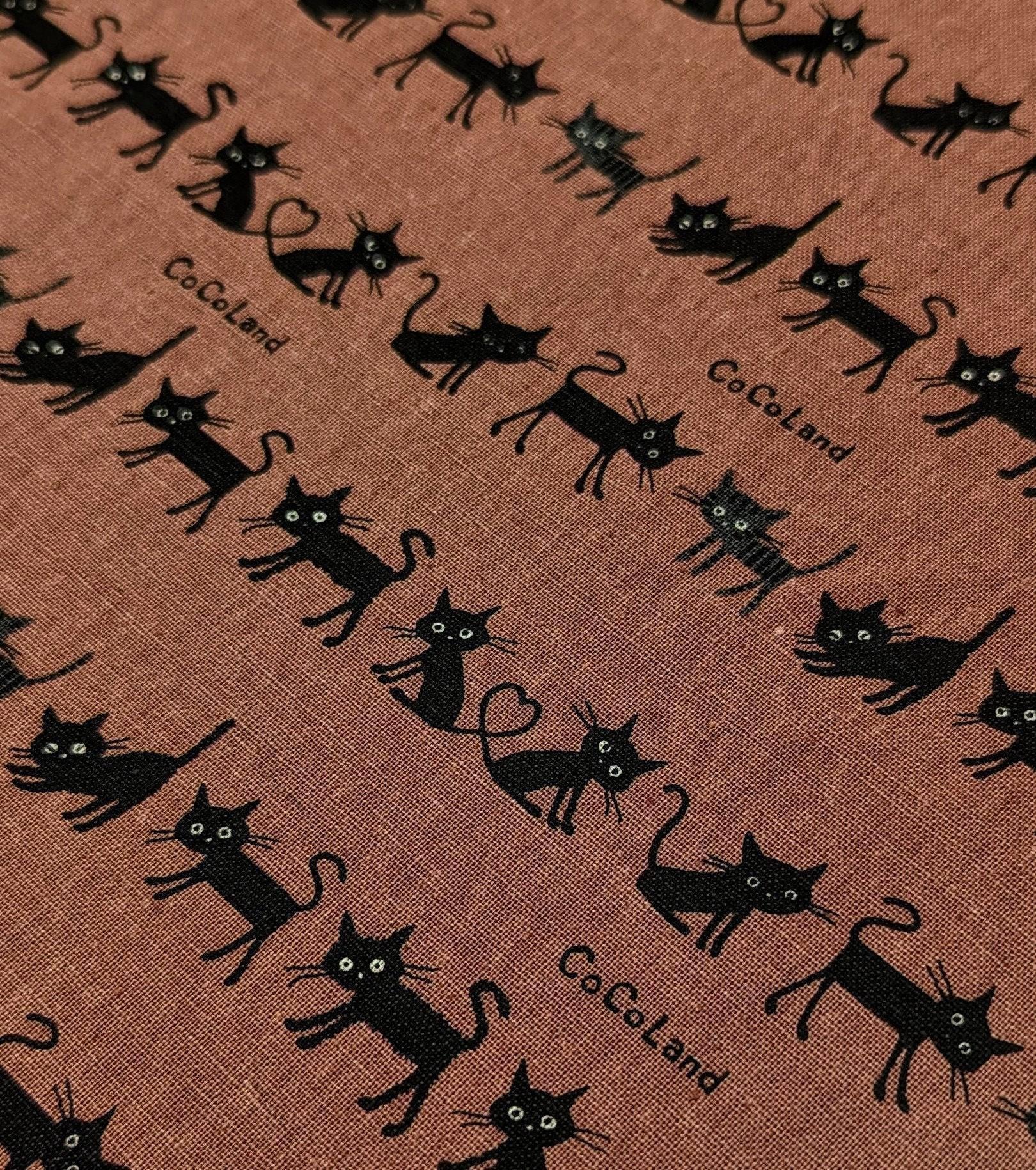 Hishiei - Cocoland Mini Cat Cotton/Linen Oxford - Dusty Pink
