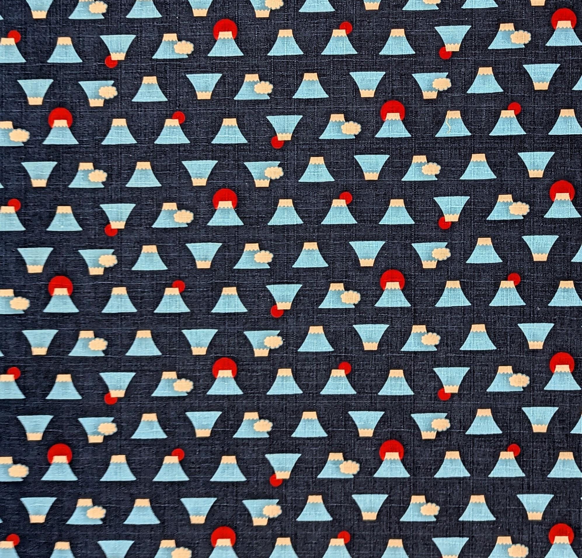 Cosmo - Mt. Fuji Cotton Dobby - Navy Blue