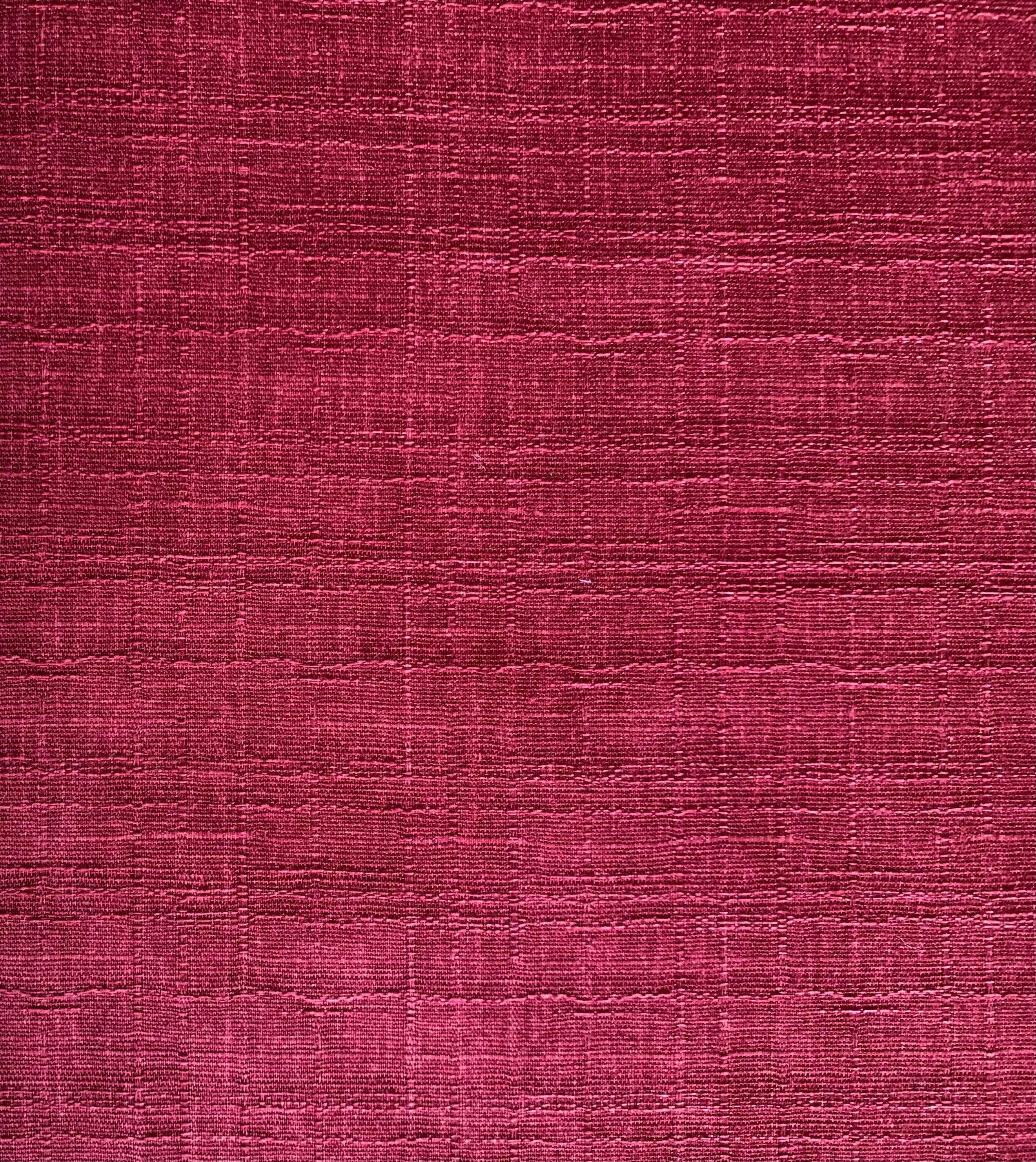 Sevenberry - Solid Color Cotton Dobby - Cranberry Red