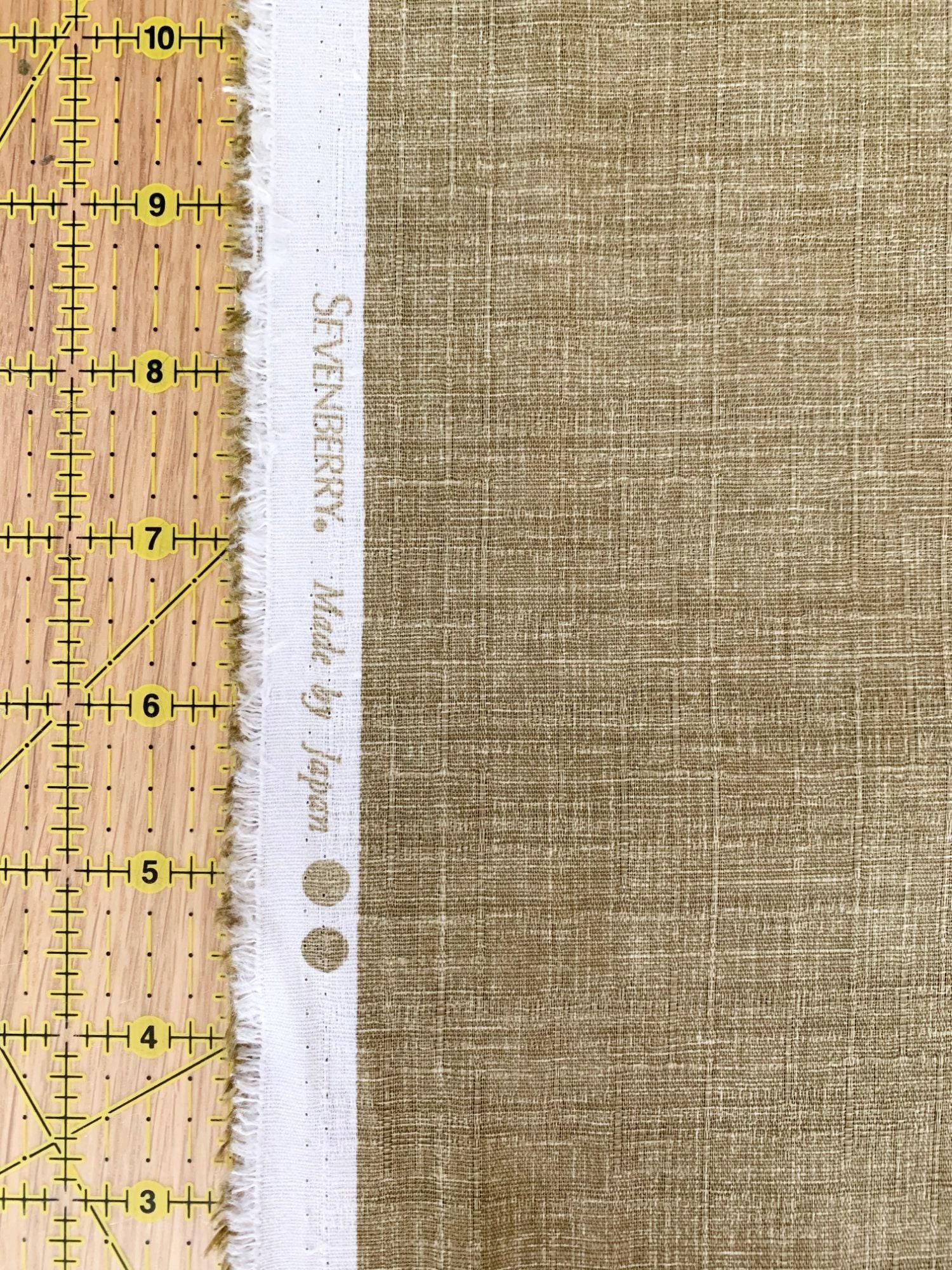 Sevenberry - Solid Color Cotton Dobby - Olive